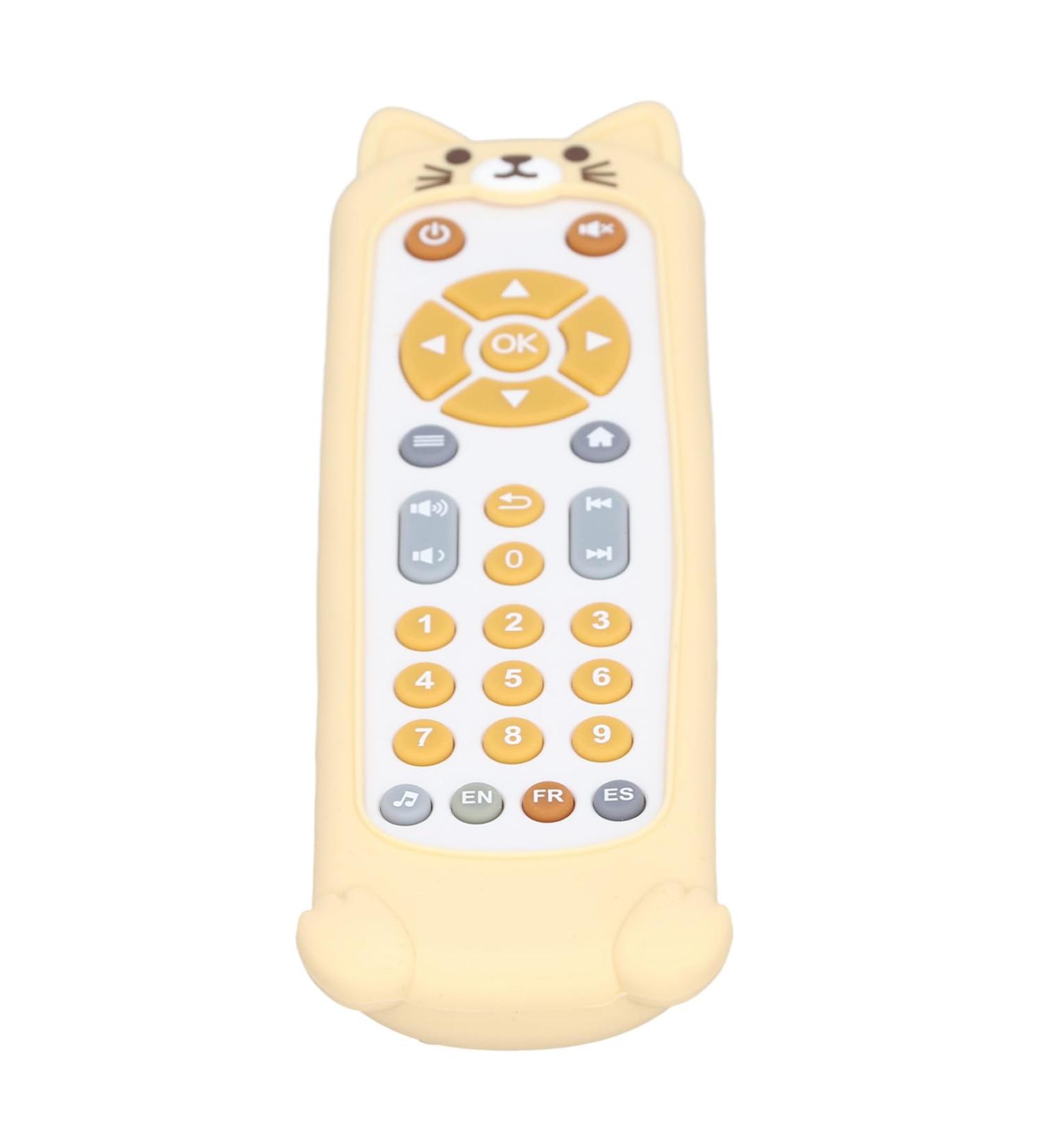Buy Simulation Baby Remote Control Toys - Educational Musical Toddler TV Remotes for Learning | Cat Cover & White Design - Buy Online on GoSupps.com