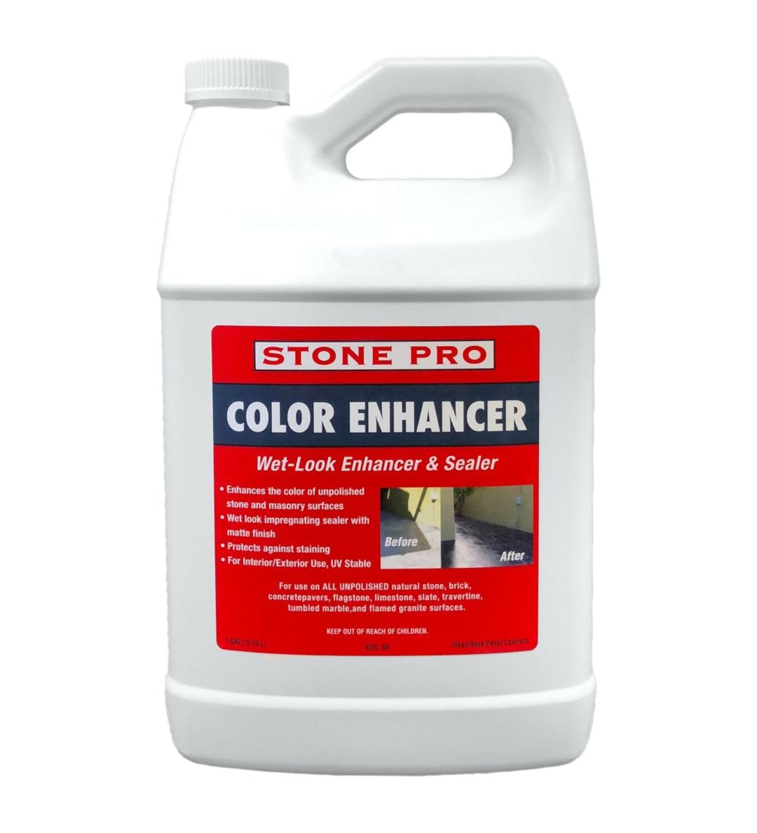 Stone Pro Color Enhancer Wet Look Sealer - Premium Gallon for Stunning Stone Finish | International Shipping Available - Buy Online on GoSupps.com