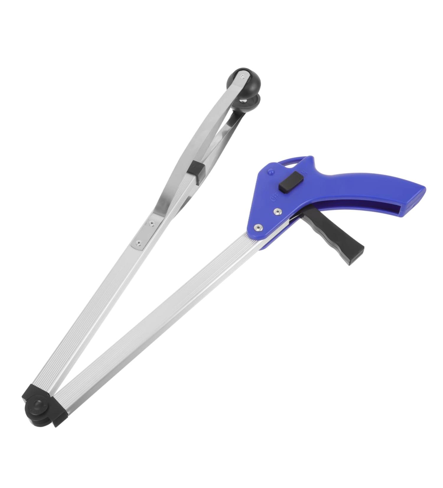 FRCOLOR Waste Paper Grabber BBQ Kits - Heavy Duty Outdoor Grill Tools Durable Garbage Clamp & Pickup Clips Assorted Colors - 80x13cm - Buy Online on GoSupps.com