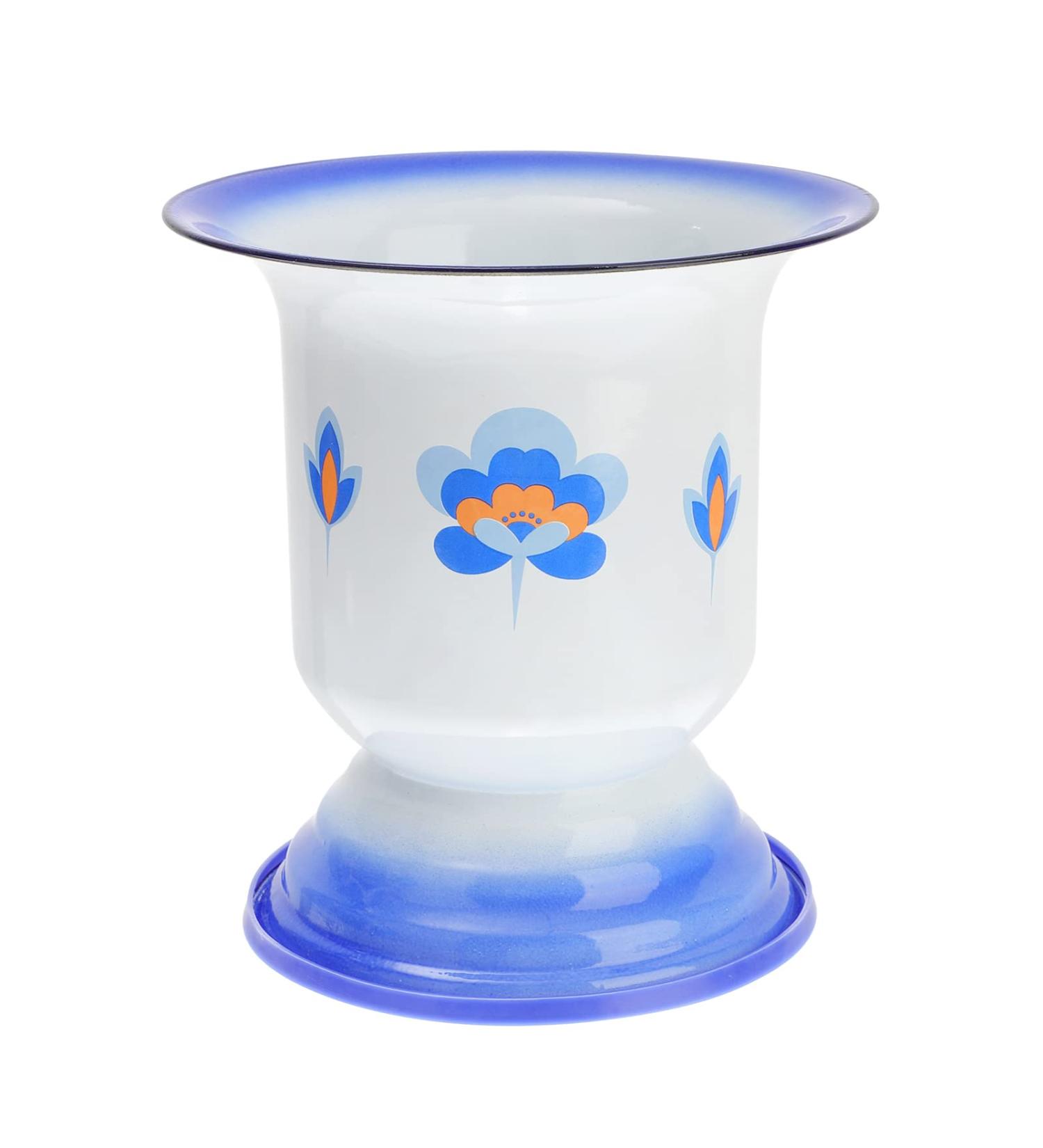 Collic Enamel Spittoon Chinese Traditional Vintage Potty Urinal Chamber Pot Bedpan Bedpans Pee Bottle Urinal Bottle Urine Pots Portable Mobile Toilet Bucket for Home Hospital White Ice Buckets - Buy Online on GoSupps.com