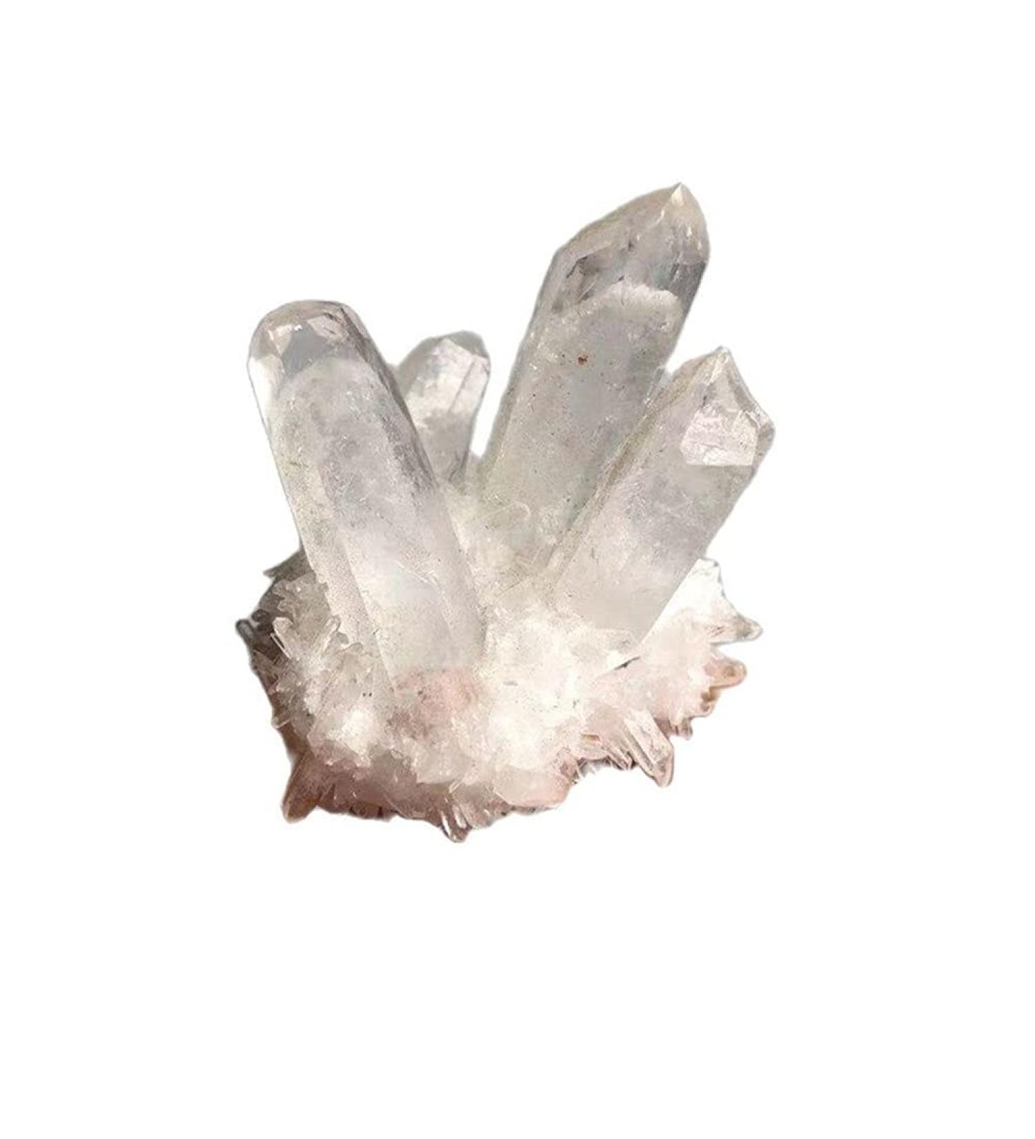 Balance Natural White Clear Crystal Cluster Quartz Crystal Health Reiki Stone Raw Point Specimen Home Decor Raw Crystal Lucky Stone Raw Stones and Minerals dingchi Stone Mineral Specimen - Buy Online on GoSupps.com