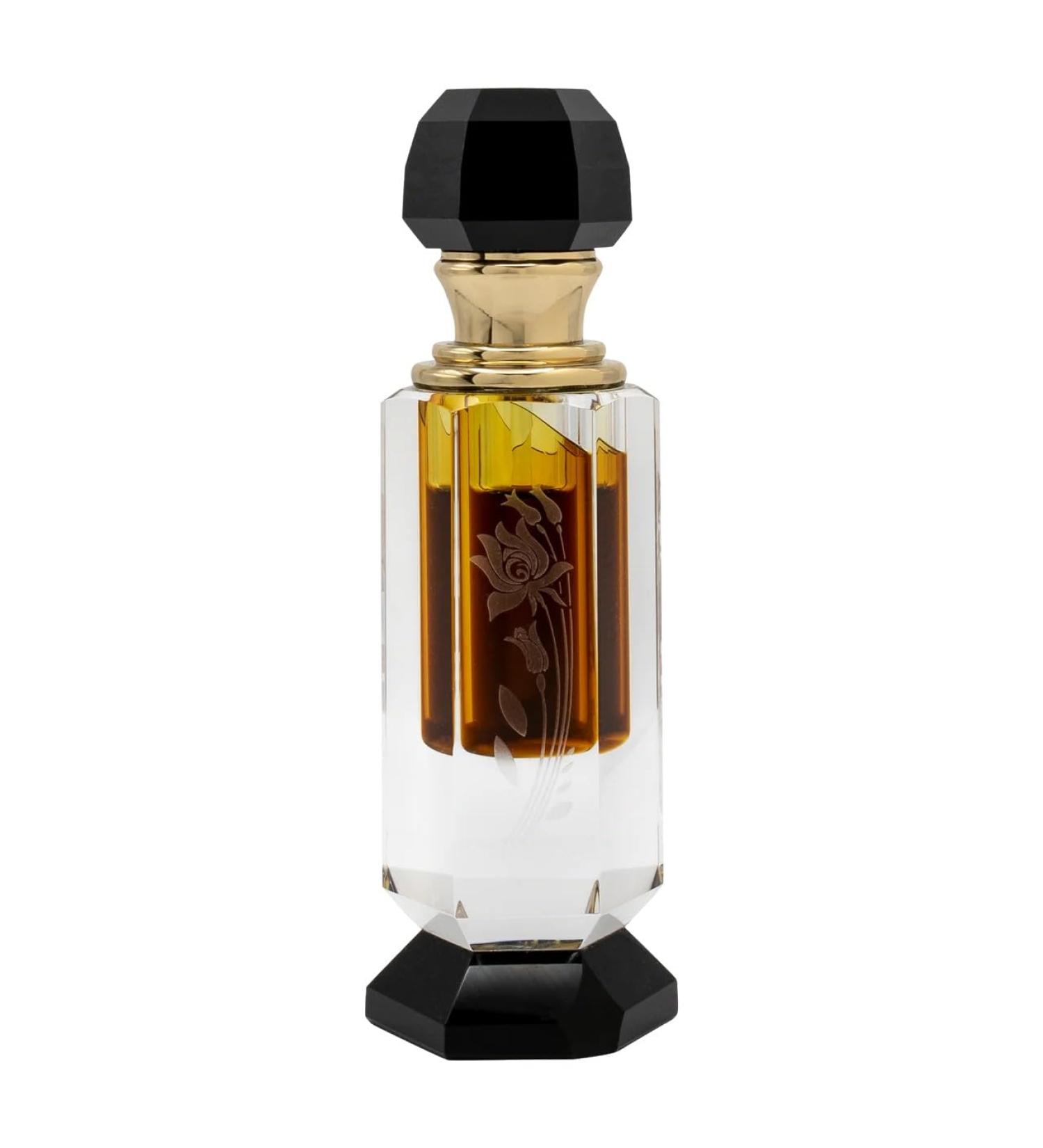 Naseem Mufaddal Attar 6ml Pure Concentrated Dahn Al Oud Oil with Spicy Woody & Balsamic Notes Cedarwood Patchouli & White Florals