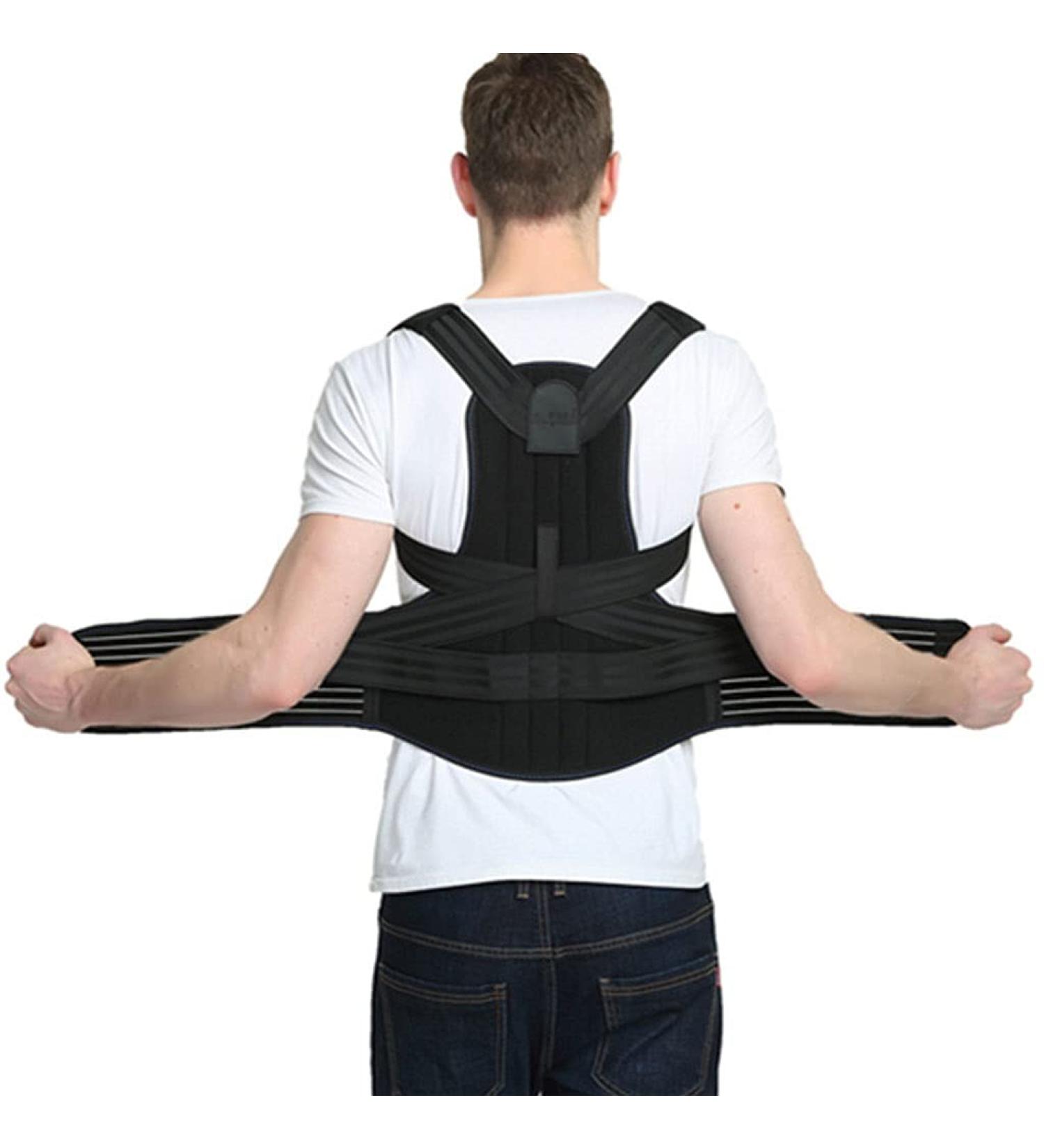 Posture Corrector for Men and Women X-5Xl Back Brace Provides Pain Relief for Neck Back Shoulders Adjustable Breathable Posture Support Back Support (Size : 4XL) (Large) (Small) - Buy Online on GoSupps.com