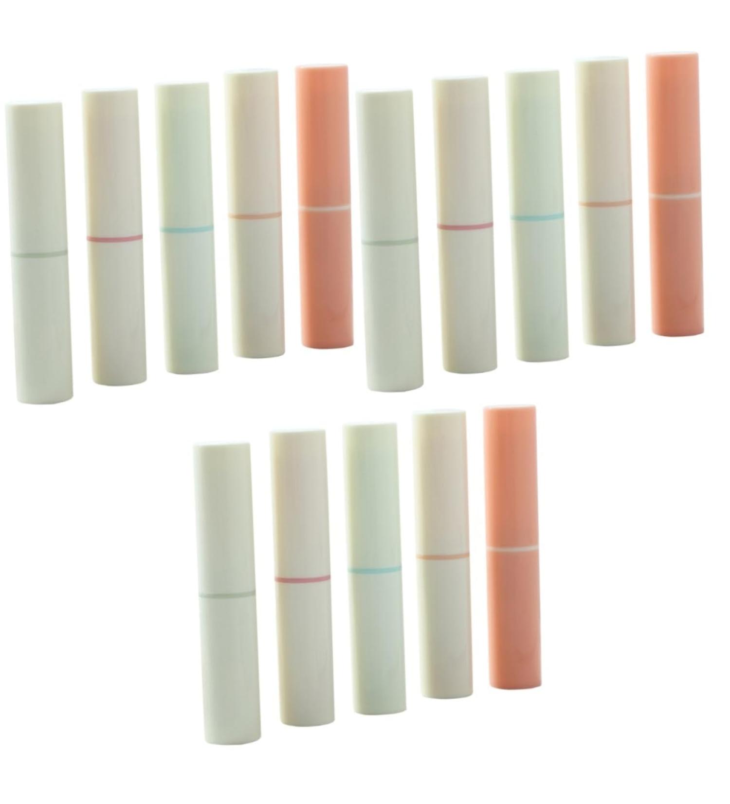 15 Pcs Lipstick Tube with Cover - Durable Travel-Friendly Makeup Container | Shop Now for International Shipping - Buy Online on GoSupps.com