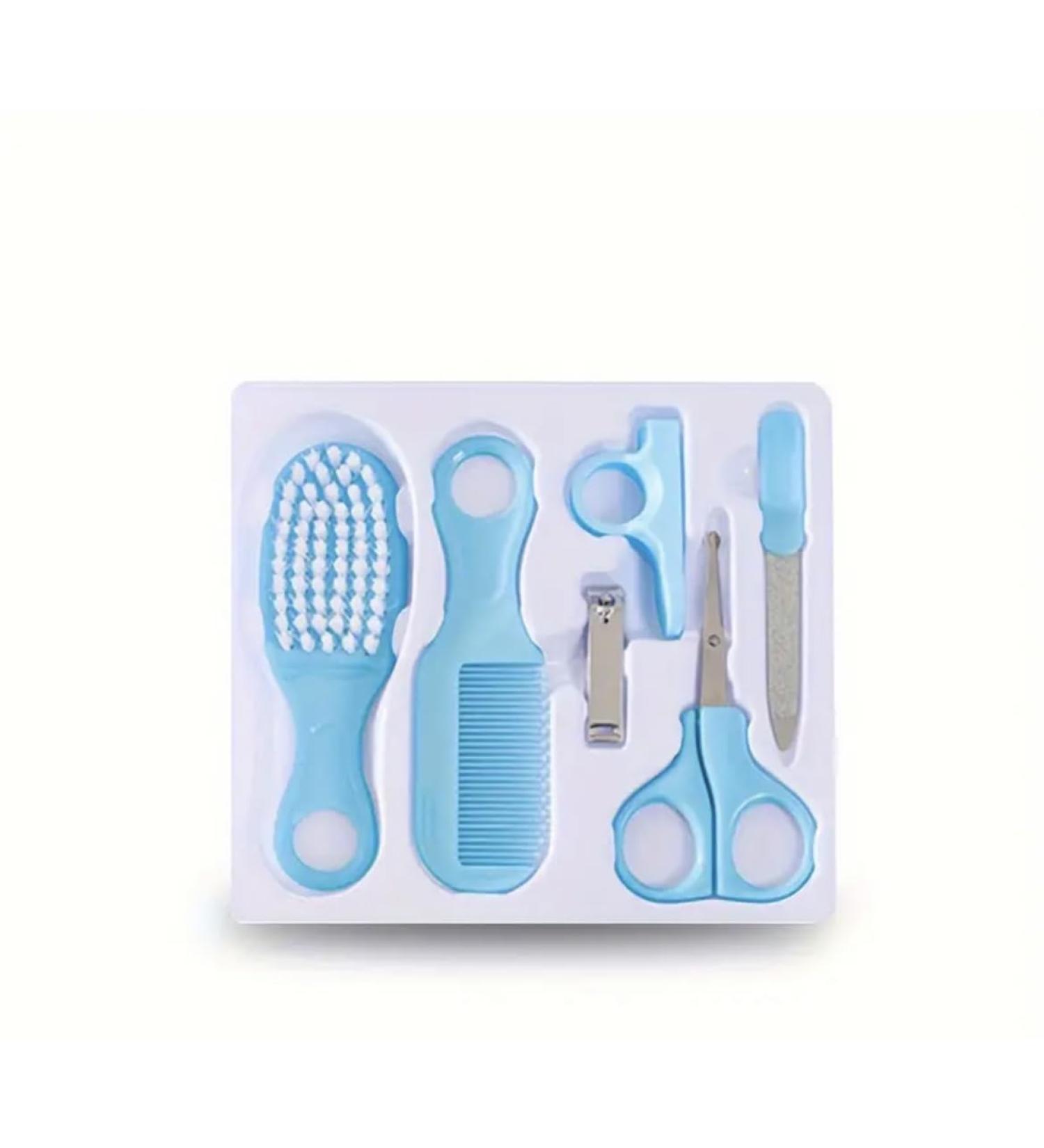 Boy Girl Baby Nail Clipper Set Gift Newborn Toddler Care Gift Set (Blue)