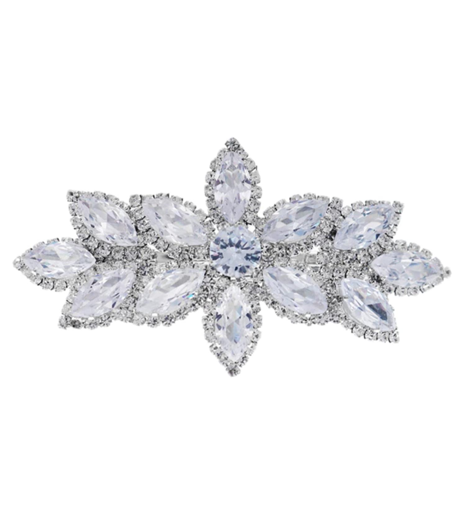 NUSITOU Rhinestone Hair Clip Diamonds Hair Accessories Crystal Hair Barrette Wedding Hair Clip Hair Rhinestones Hair Accessories for Women Rhinestones Hair Accessories Crystal Hair Clip - Buy Online on GoSupps.com