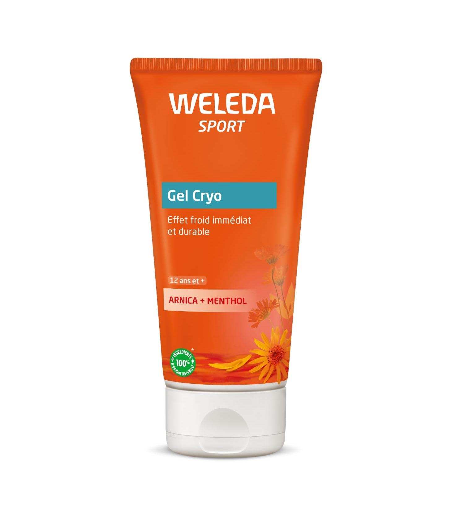 WELEDA Gel Cryo l Arnica Gel Arnica Effet Froid Imm diat R cup ration Sportive Effet Froid Intense Hydrate l Aloe Vera Bio Texture Non Grasse Absorption Rapide labellis NATRUE 100ml - Buy Online on GoSupps.com