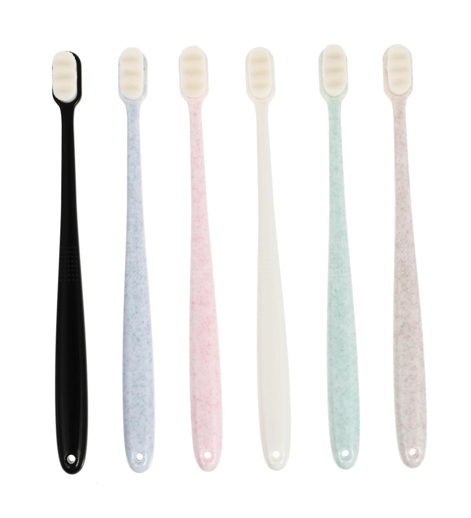 FRCOLOR 18 Pcs Silicone Toothbrush Set - Adults Wavy Style Tooth Brushes for Effective Oral Care | International Shipping Available - Buy Online on GoSupps.com