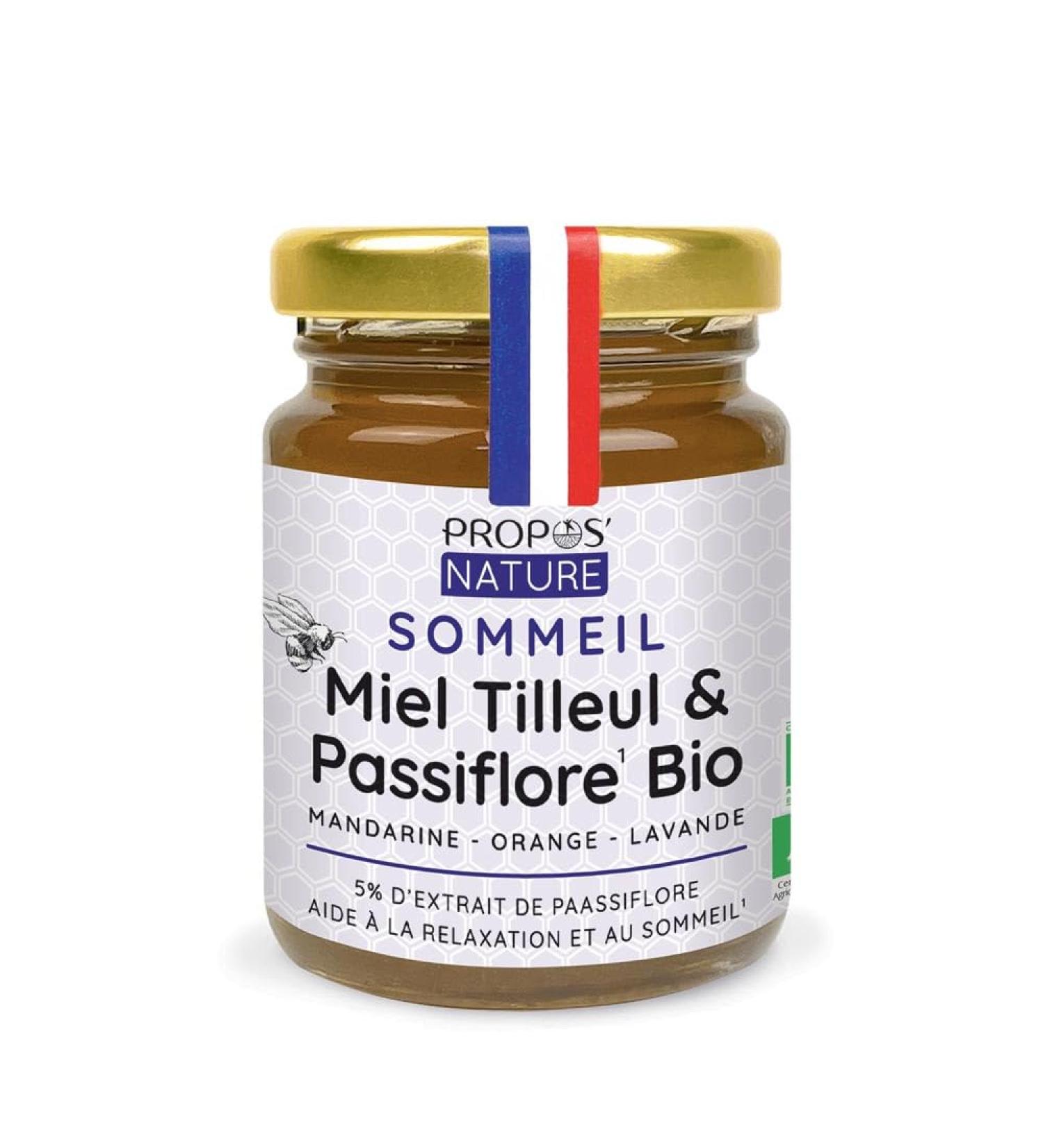  PROPOS'NATURE Organic Sleep Blend - Lime Honey - Passionflower - Lavender and Mandarin Essential Oils - Made in France - 125 g - PROPOS'NAT - Buy Online on GoSupps.com