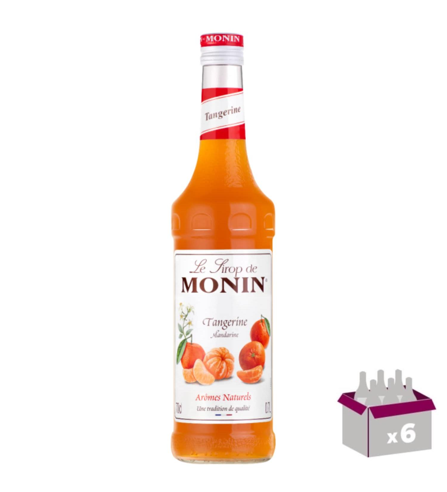 Set of 6 Syrup Mandarin 70cl