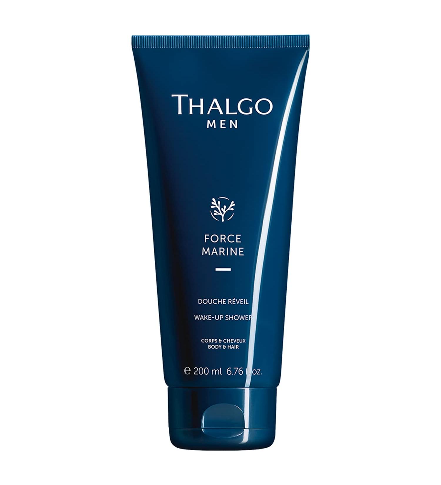 THALGO Men Wake-Up Shower Gel - Moisturizing Body Wash & Shampoo | 6.76 Fl Oz - International Shipping - Buy Online on GoSupps.com