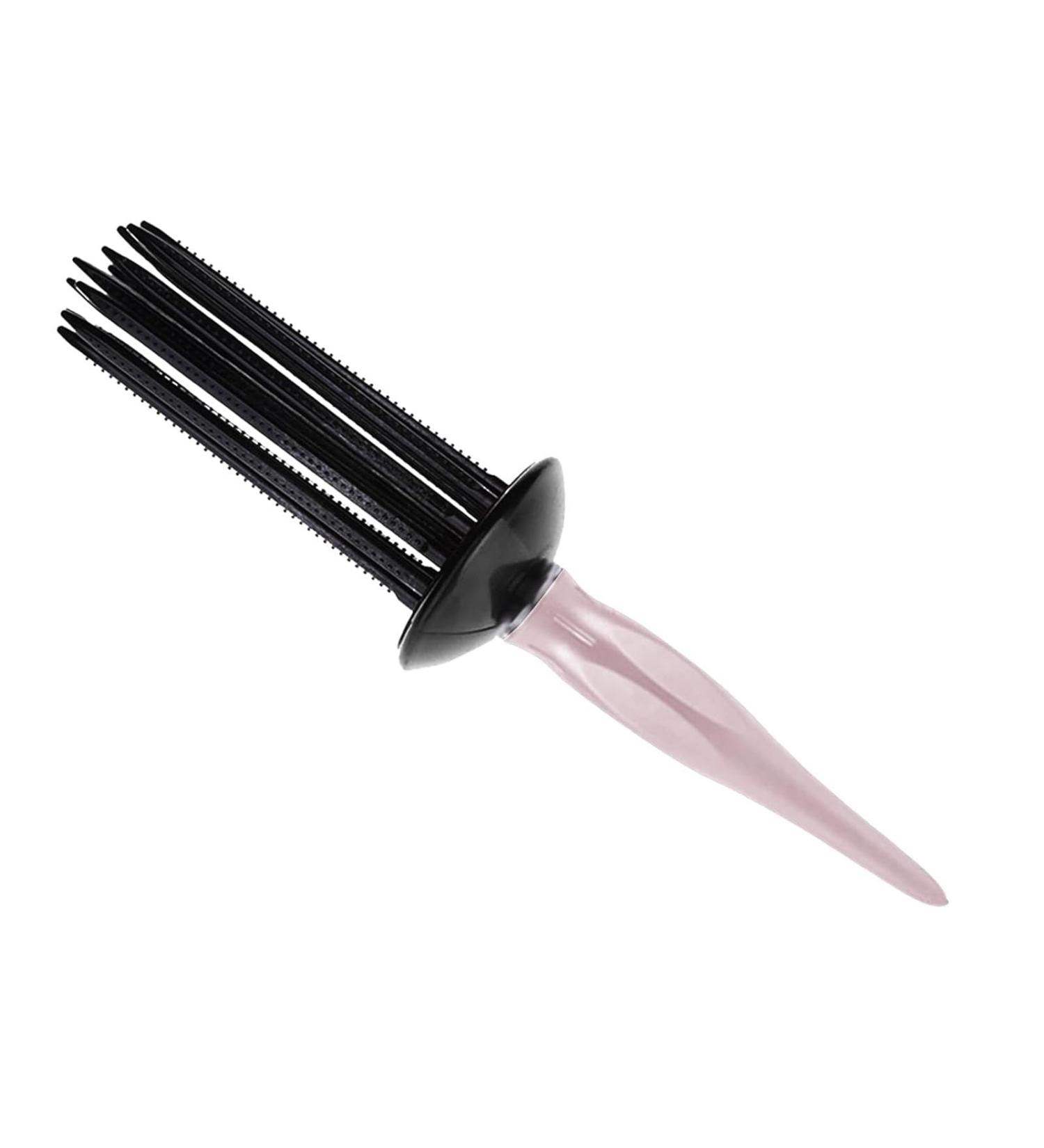 Curling comb styling tool for curly hair detangling roller brush curling comb nonslip professional hair brush for personal use at home light pink - Buy Online on GoSupps.com