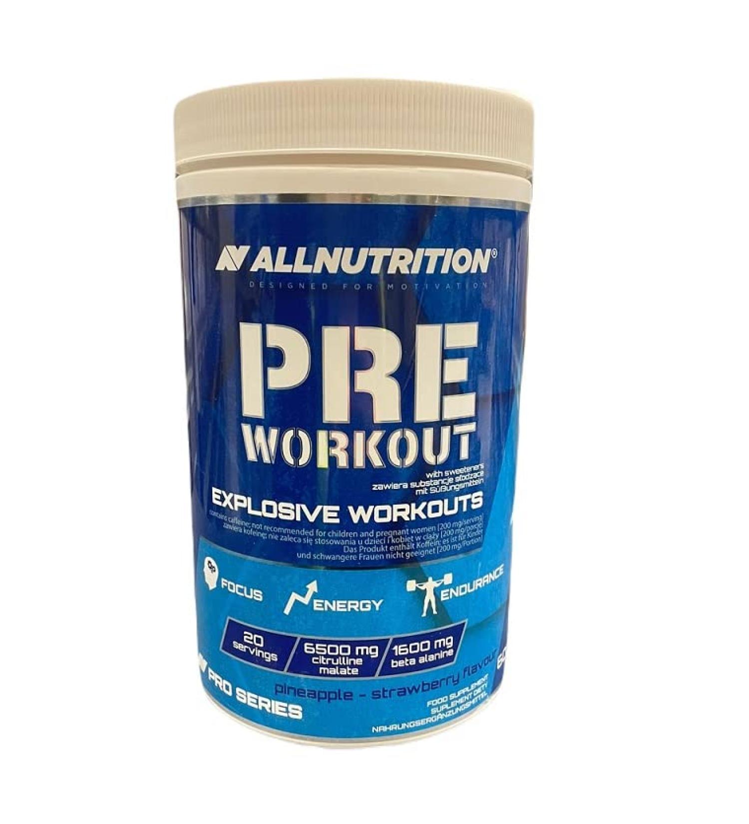 Allnutrition Pre Workout Pineapple Strawberry 600G