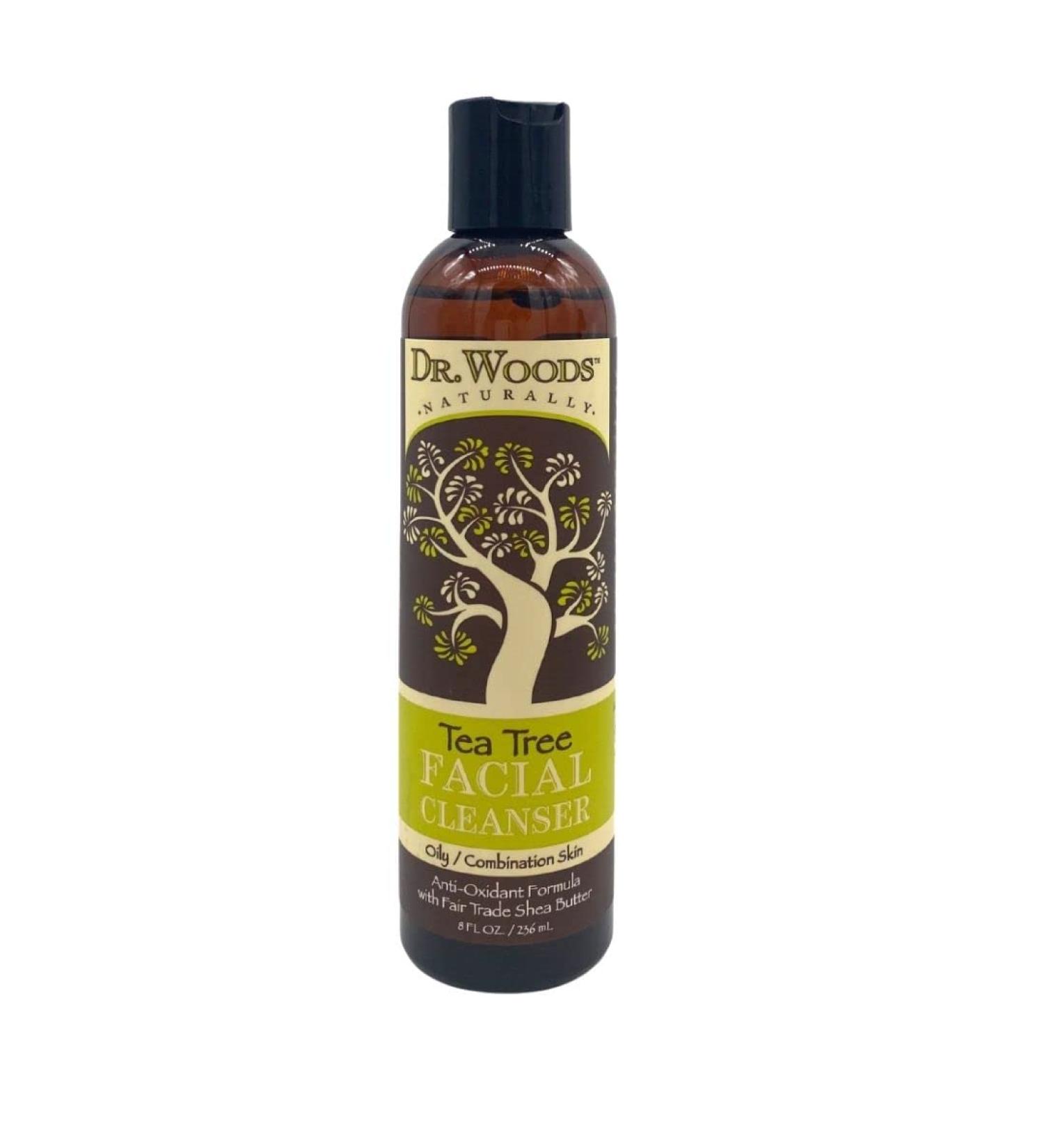 Dr. Woods Shea Vision Tea Tree Liquid Facial Cleanser - Organic Shea Butter 8 oz | Enhance Your Skin Care Routine - International Shipping Available - Buy Online on GoSupps.com
