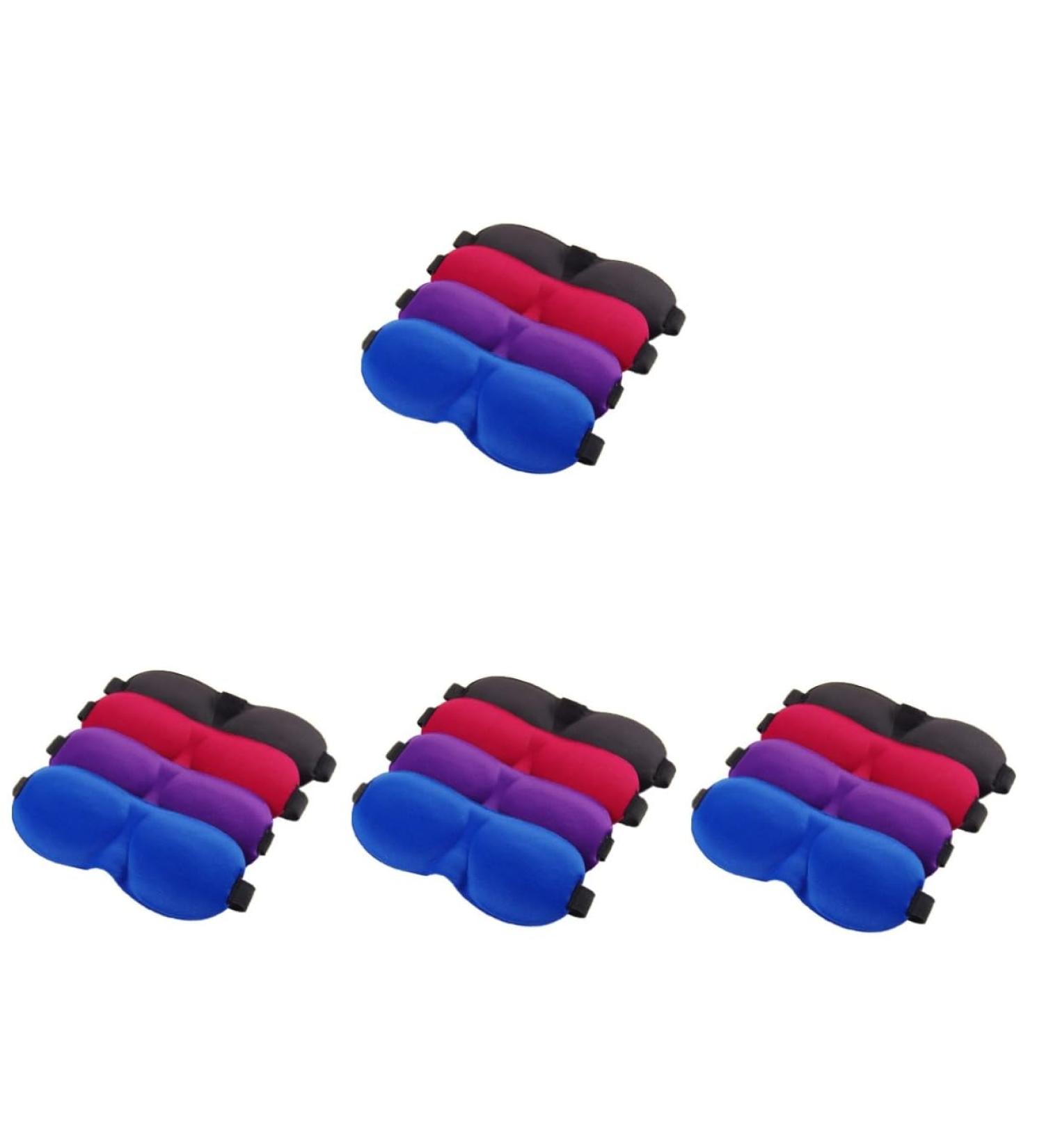 FOMIYES 16 Pcs Blackout Sleep Masks Comfortable Foam Eye Shades for Travel & Sleep Ideal for Airplane Use - Buy Online on GoSupps.com