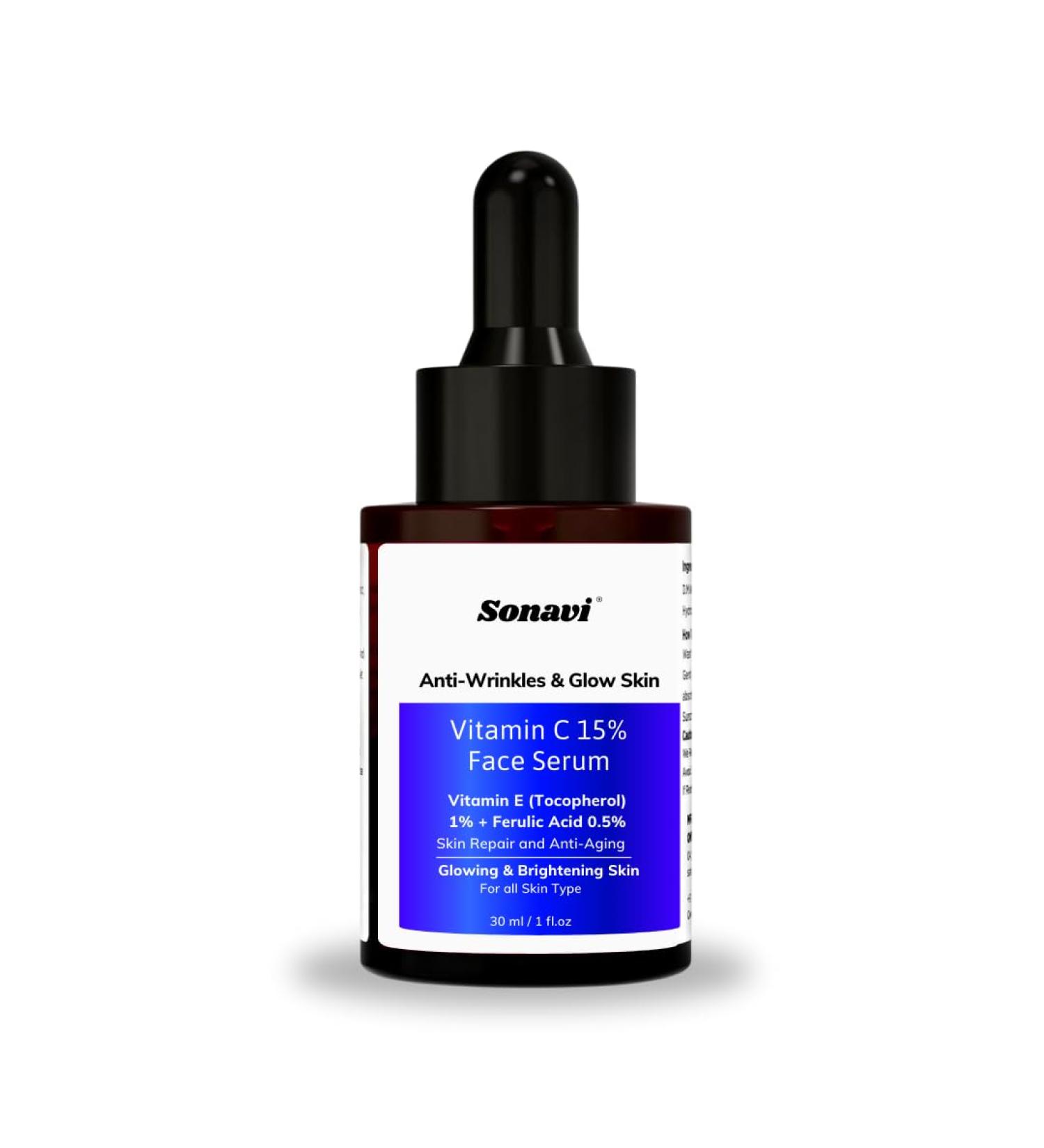 Face Serum | Face Serum For Women | Face Serum For Men | Face Serum For Women Anti Aging | Face Serum For Dry Skin | Face Serum For Oily Skin | Face Serum Vitamin C -30ml - Buy Online on GoSupps.com