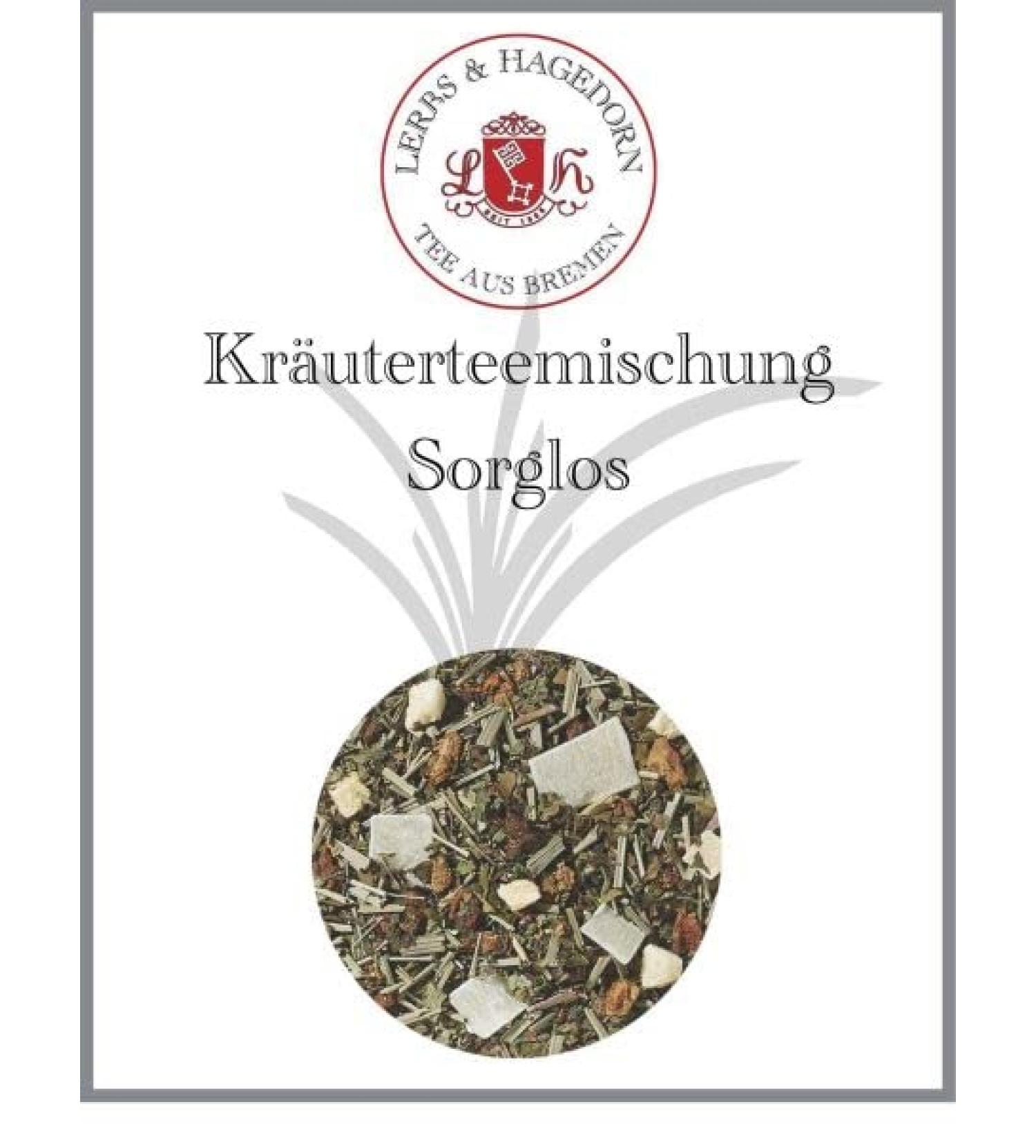  Lerbs & Hagedorn Lerbs & Hagedorn Worry-Free Herbal Tea Blend | Chamomile & Fennel Note 1kg (approx 81 Litres) With Fennel Chamomile Flowers Apple Cinnamon Ginger - Buy Online on GoSupps.com