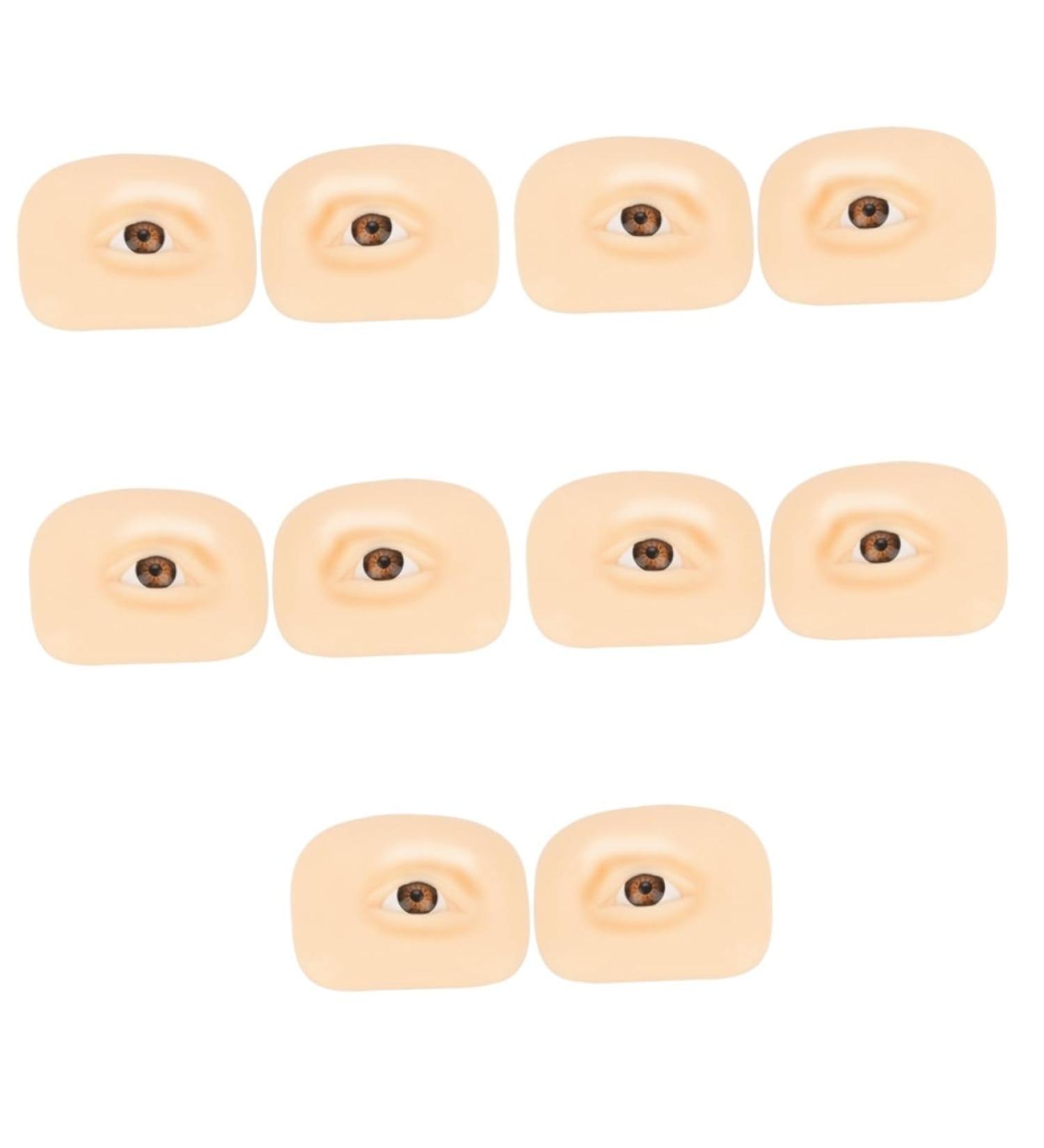 Didiseaon 5 Sets Makeup Practice Skin Eyeshadow Blank Makeup Skin Practical Eye Skin Exercise Board Major 6.9x5.2cmx5pcs Assorted Colorx5pcs - Buy Online on GoSupps.com