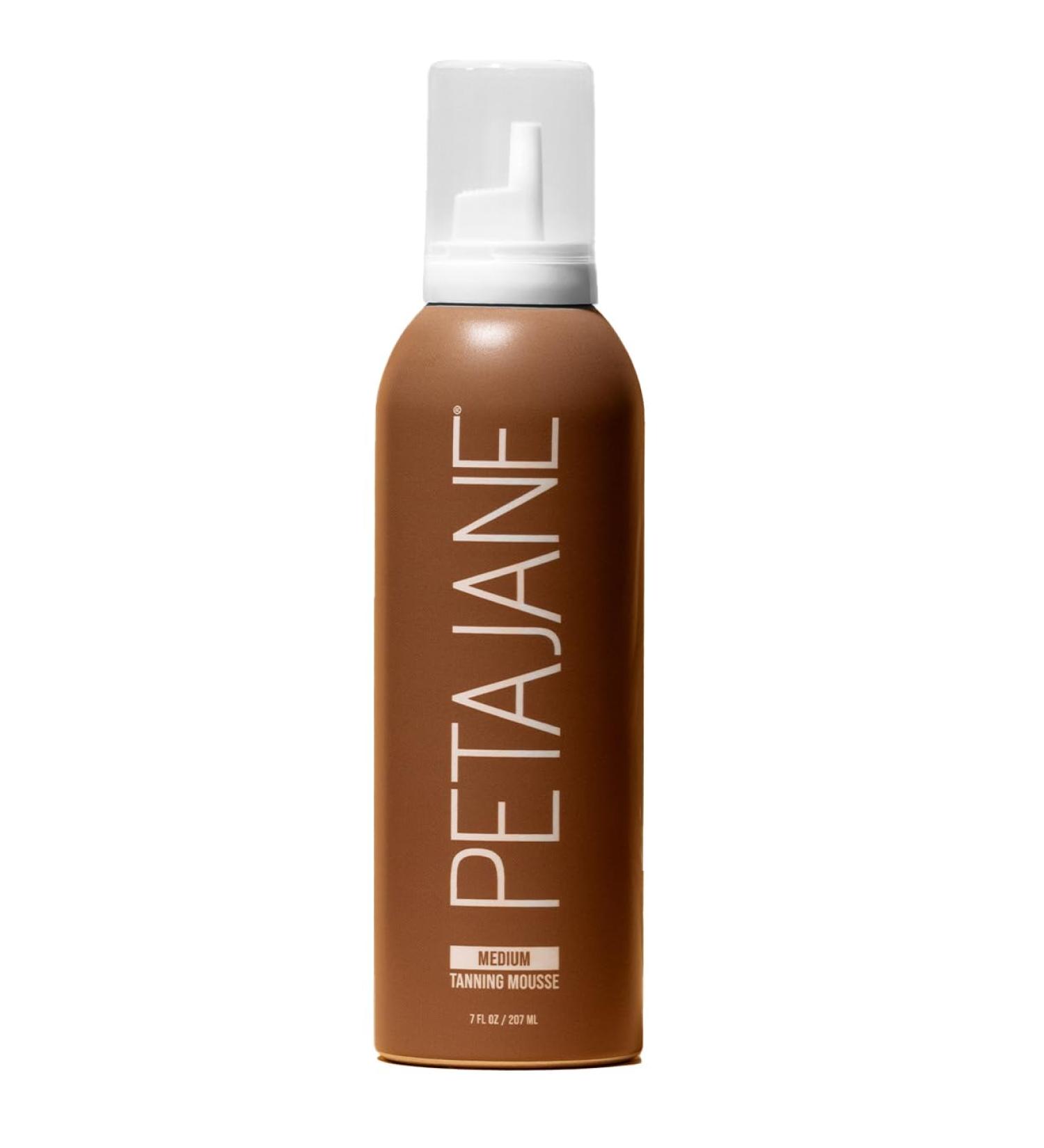 Medium Tanning Mousse 7oz - Natural Streak-Free Sunless Self-Tanner | Lightweight Fast Absorbing Vegan & Cruelty-Free for All Skin Types - Buy Online on GoSupps.com