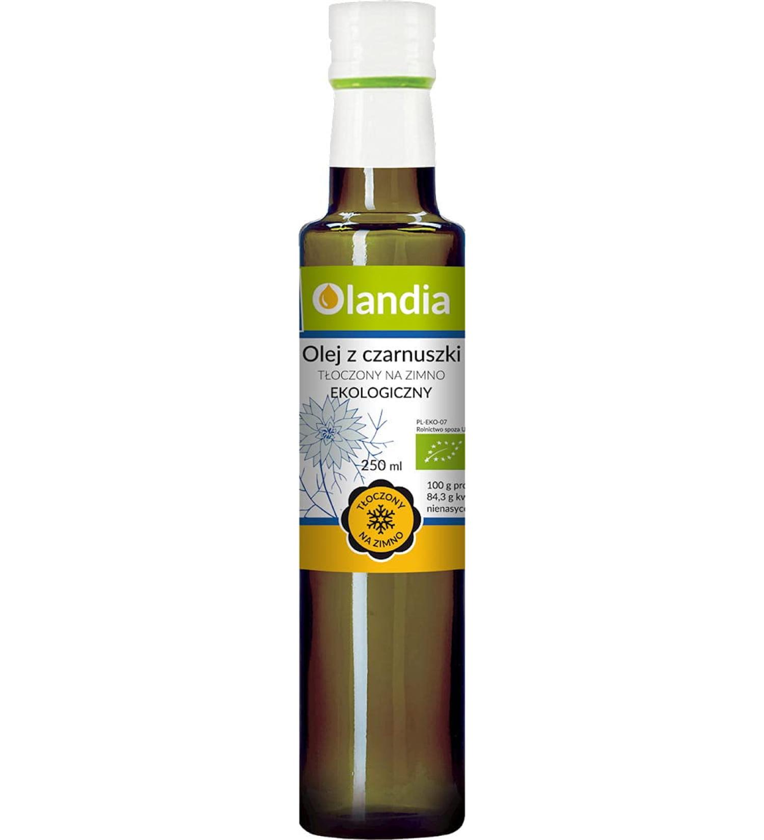 COLD PRESSED ORGANIC BLACK CUMIN OIL 250ml - OLANDIA