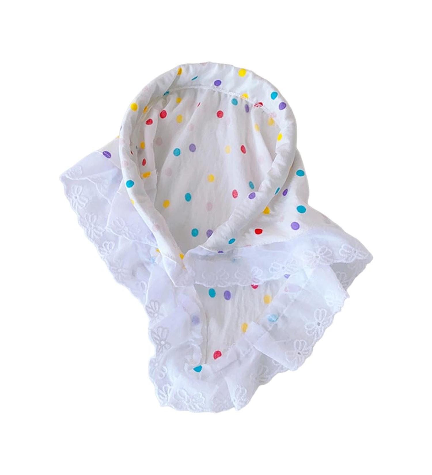 hgnxa Lace Headscarf Girl Headband Elegant Hair Scarf Bandanas Headpiece Lace Hairband Women Photo Headwrap Head Covering Dot White - Buy Online on GoSupps.com