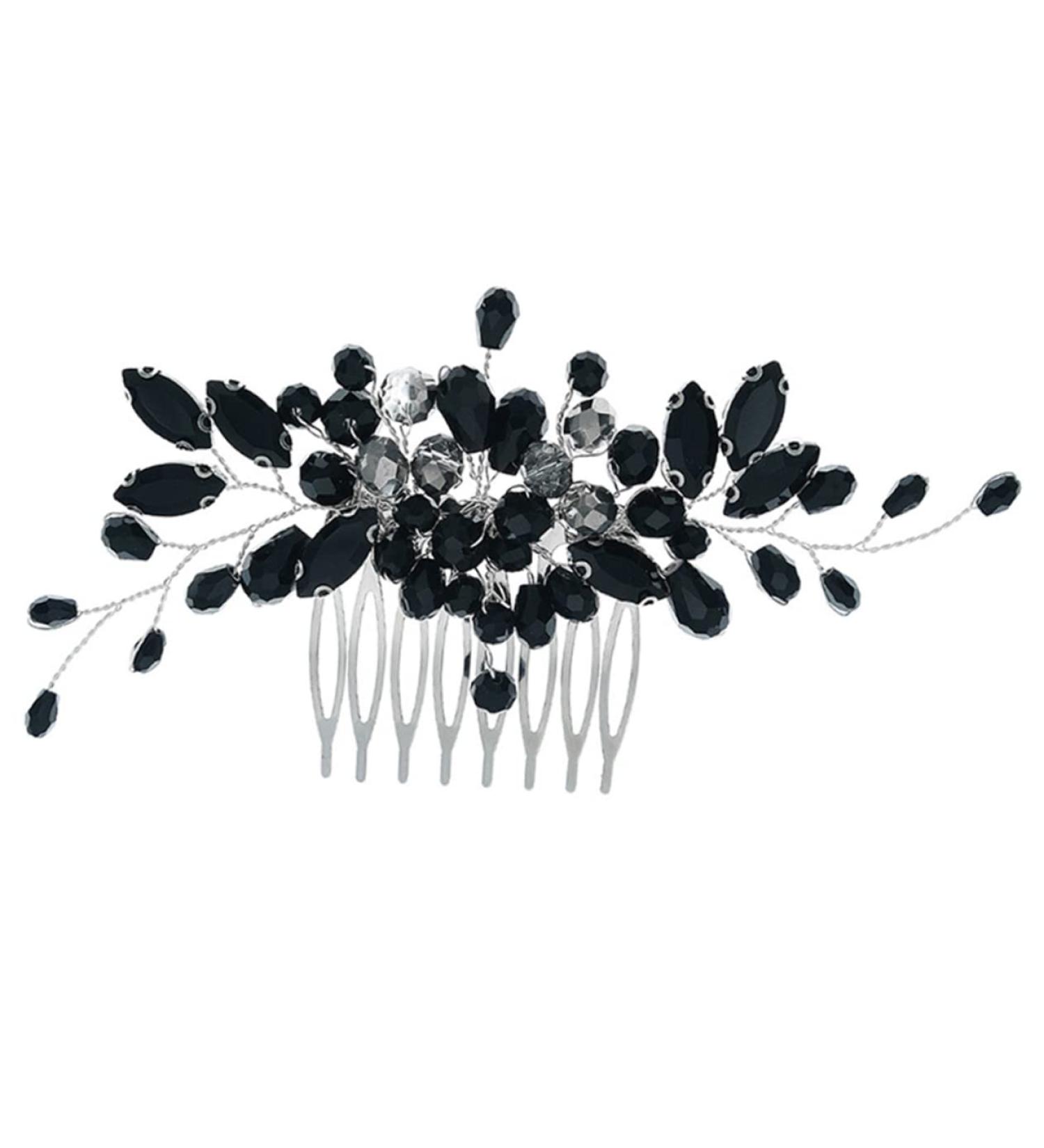 Angoily Crystal Side Hair Comb Bridesmaid Hair Accessories Bride Hairpiece Bride Headdress Wedding Bride Headpieces Hair Accessories for Bride Prom Tiara Decorate Alloy Girl - Buy Online on GoSupps.com