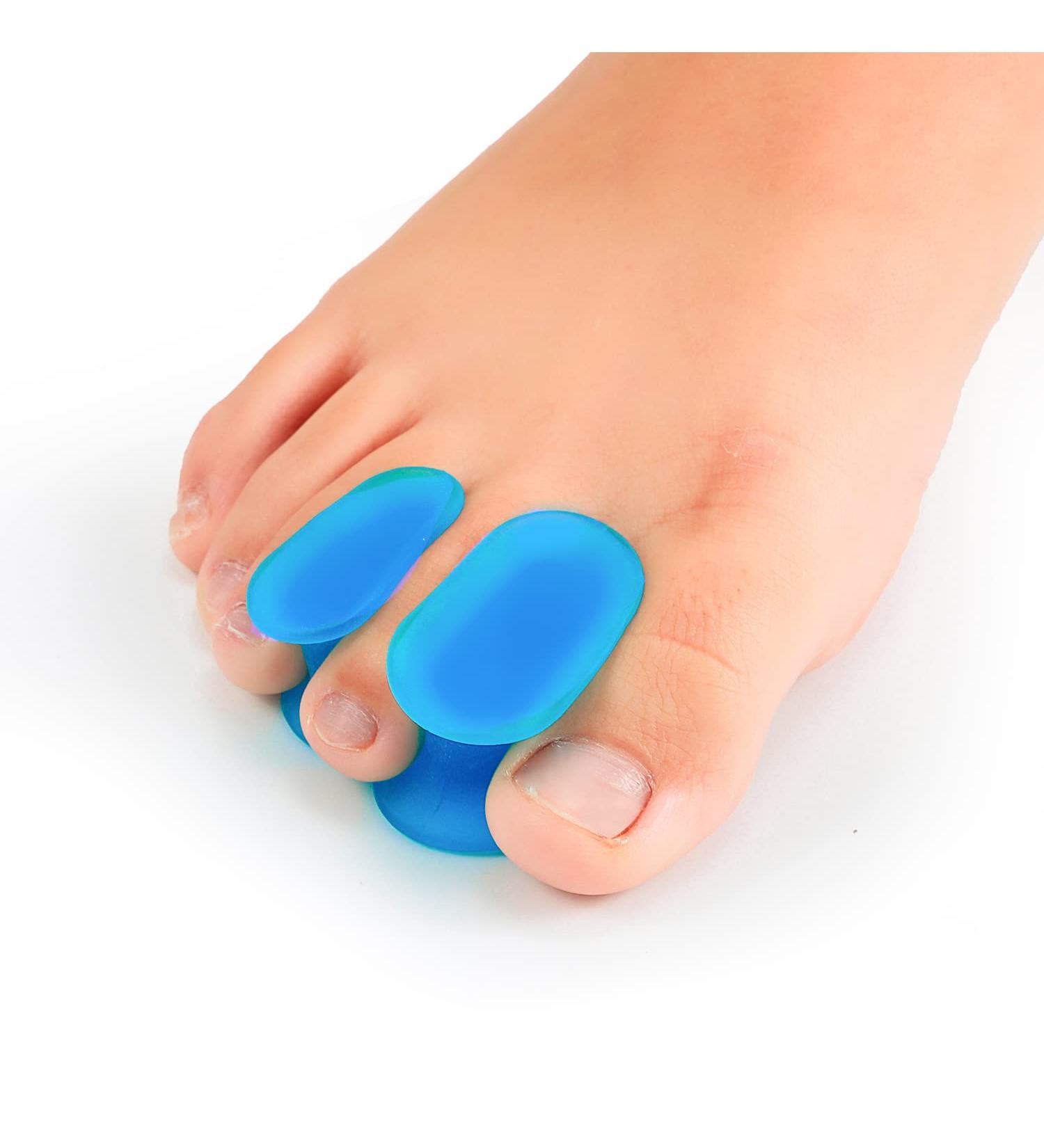 12-Piece Silicone Toe Separators for Overlapping Toes - Toe Corrector for Men and Women - Gel Toe Spacer for Alignment and Comfort - Reusable Big Toe Dividers (Blue) - Buy Online on GoSupps.com
