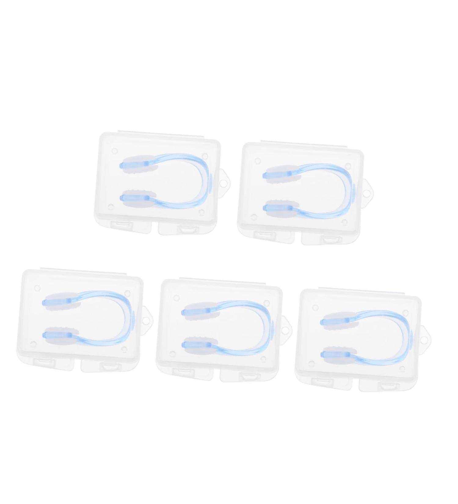  FRCOLOR FRCOLOR 5 Boxes Professional Swimming Nose Clip Practical Nose Clip Under Water Swimmer PC Laptop White Metal - Buy Online on GoSupps.com