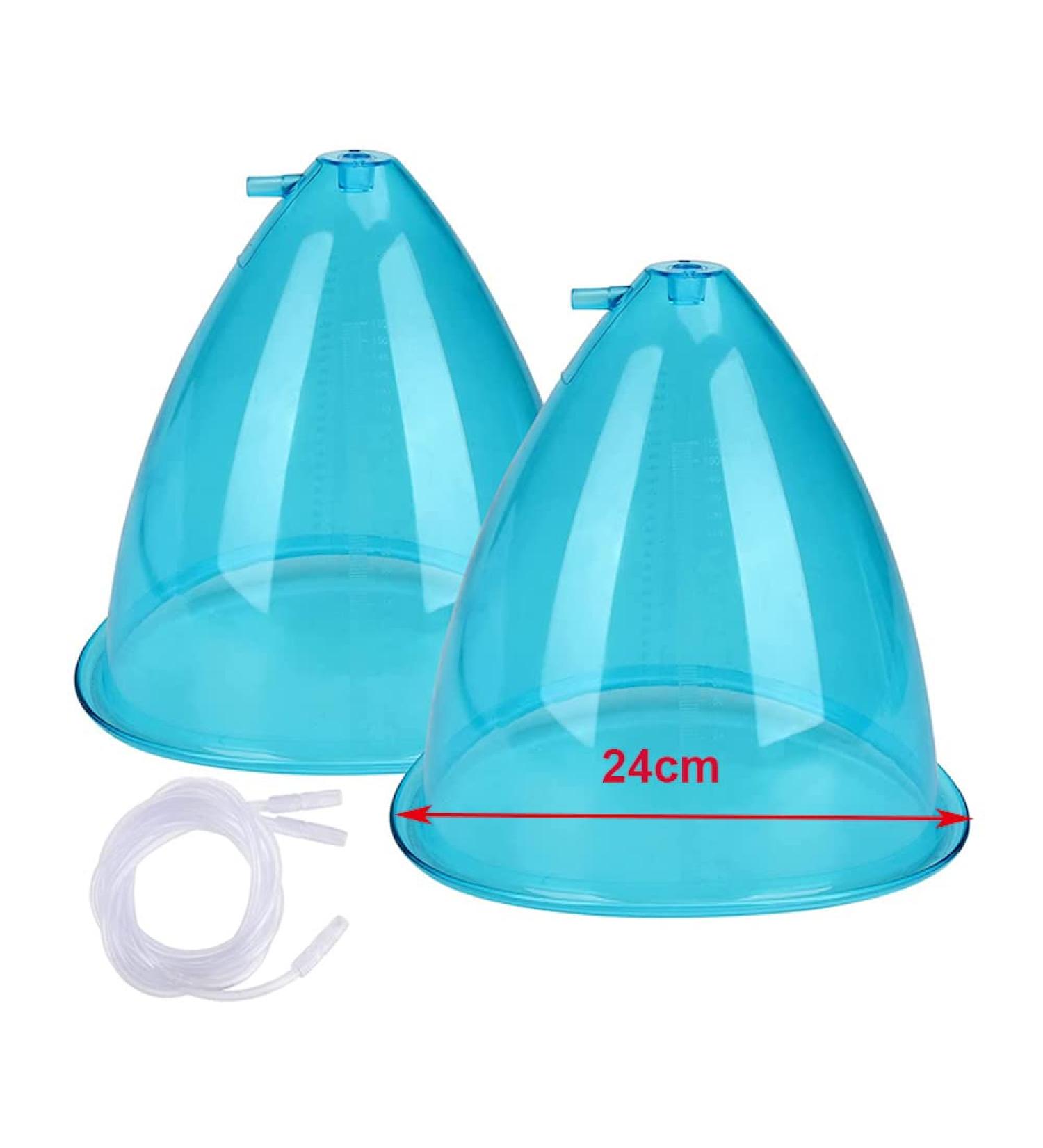 210ml Vacuum Cups for Butt Lifting - XXXL Vacuum Therapy Suction Cups with Y-Hose - Buy Online on GoSupps.com