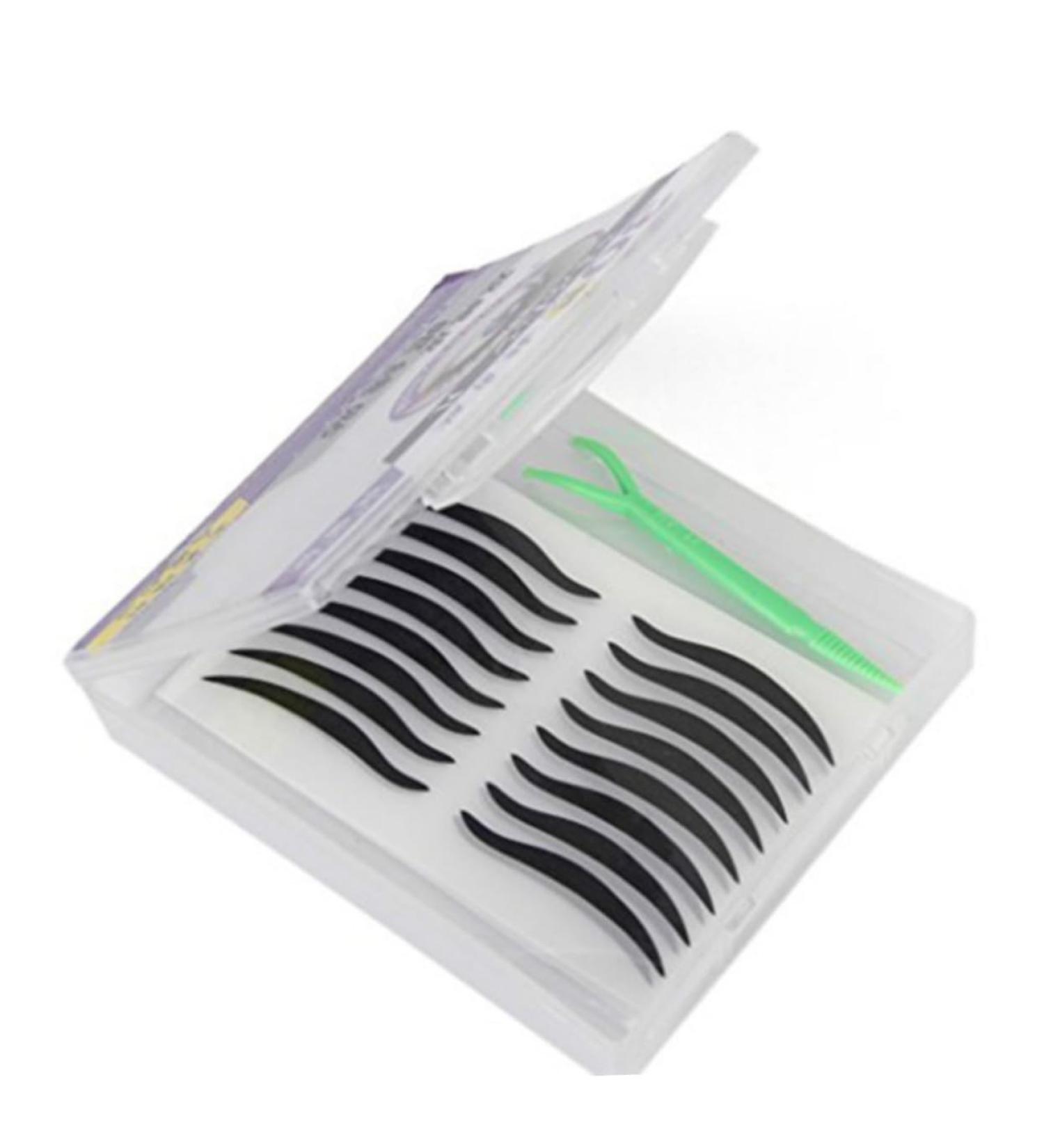 FOMIYES 80 Pairs Double Eyelid Tape Eyeshadow Eyeline Tape Sticker Temporary Eye Liner Invisible Tape Black - Buy Online on GoSupps.com