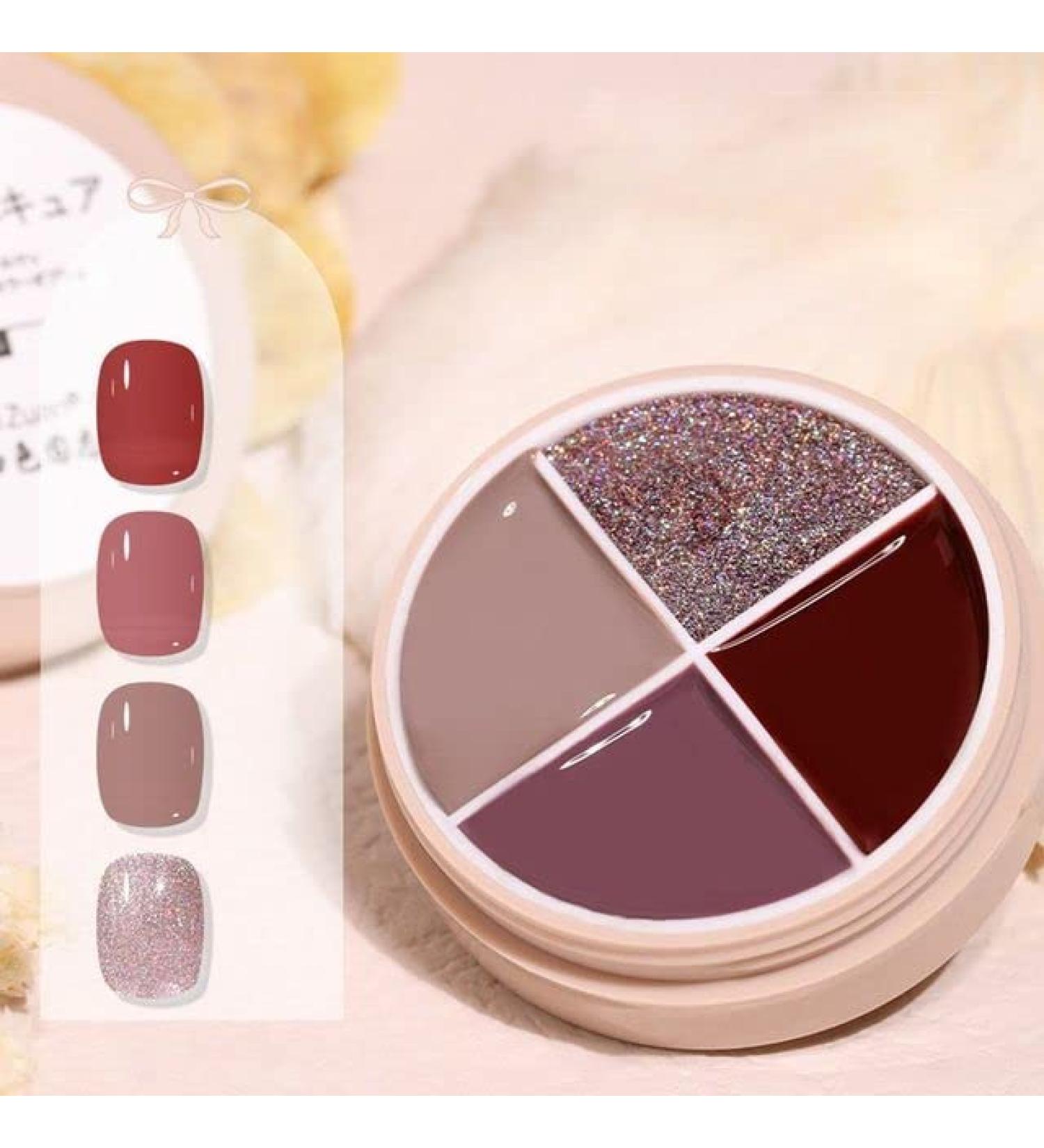 4 Colors Nail Repair Care Base Coat Soak Off Solid Canned Cream UV LED Varnish Gel Jelly Painting Gel Nail Gel Polish - (Color: 10) - Buy Online on GoSupps.com