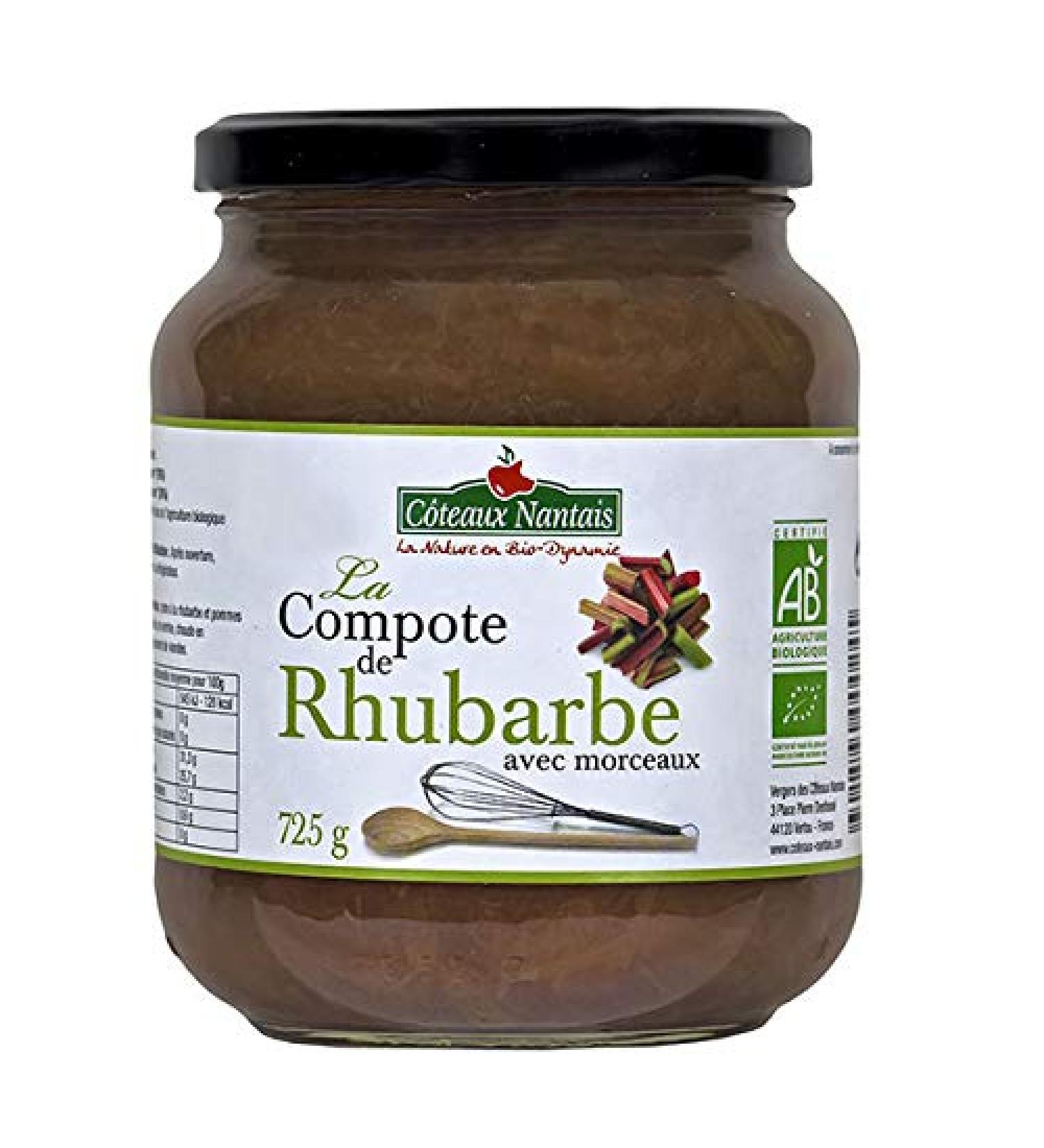C teaux Nantais - Rhubarb Compote 725G - Sold per unit - Buy Online on GoSupps.com