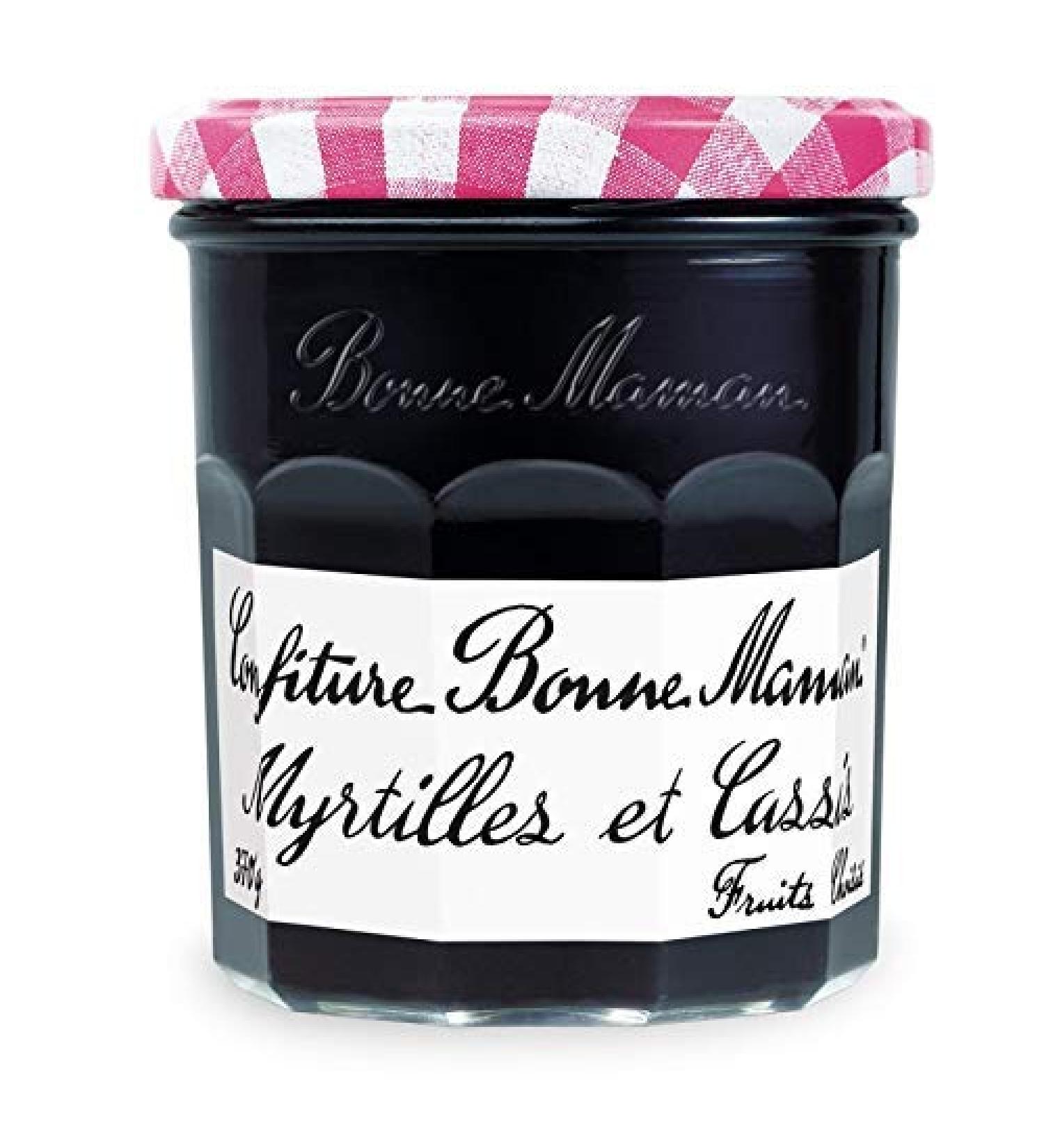 Bonne Maman Blueberry Blackcurrant Jam 370 g Pack of 4