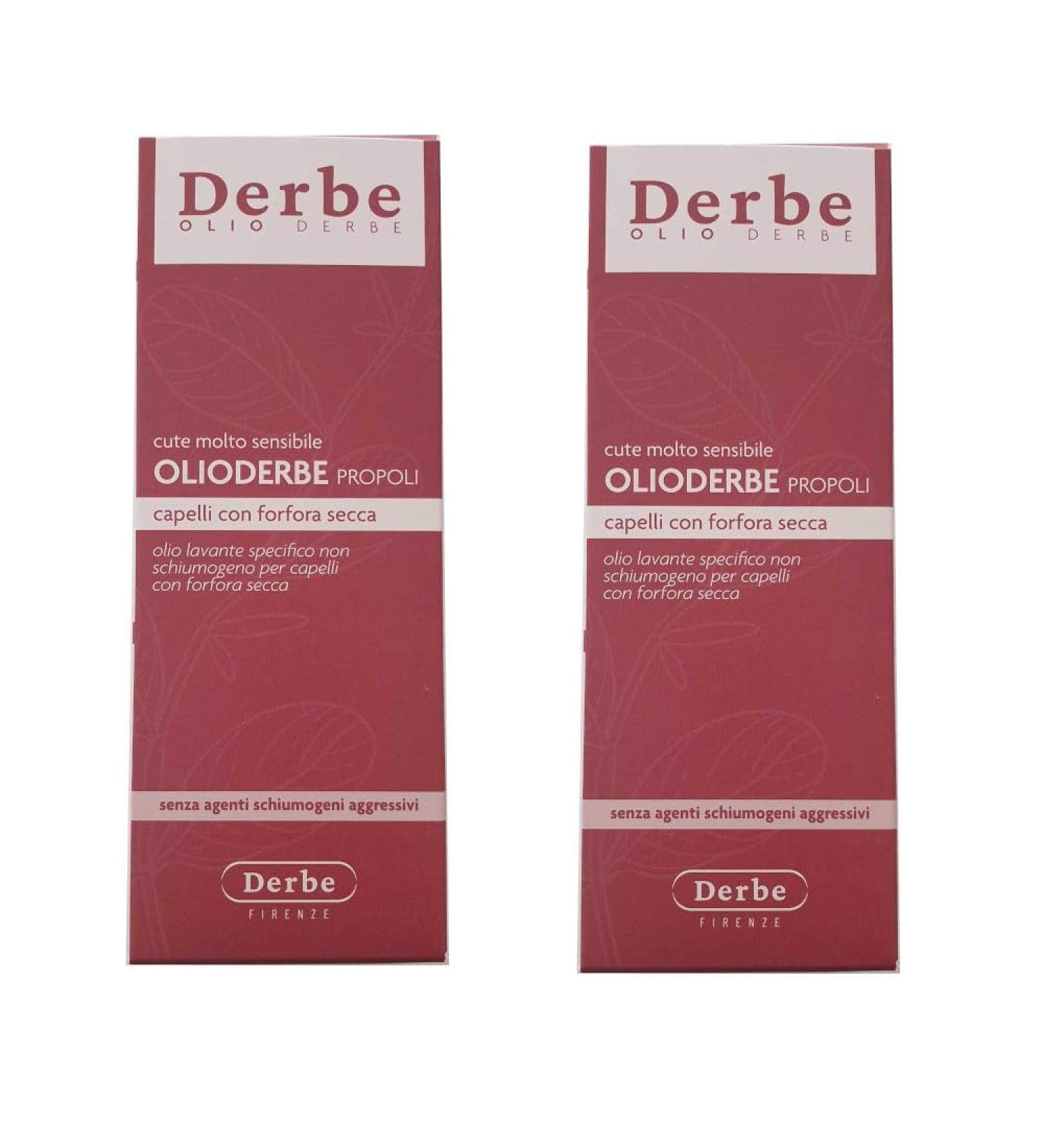 Derbe Hair Line OLIODERBE PROPOLIS 200 ml 2 Packs