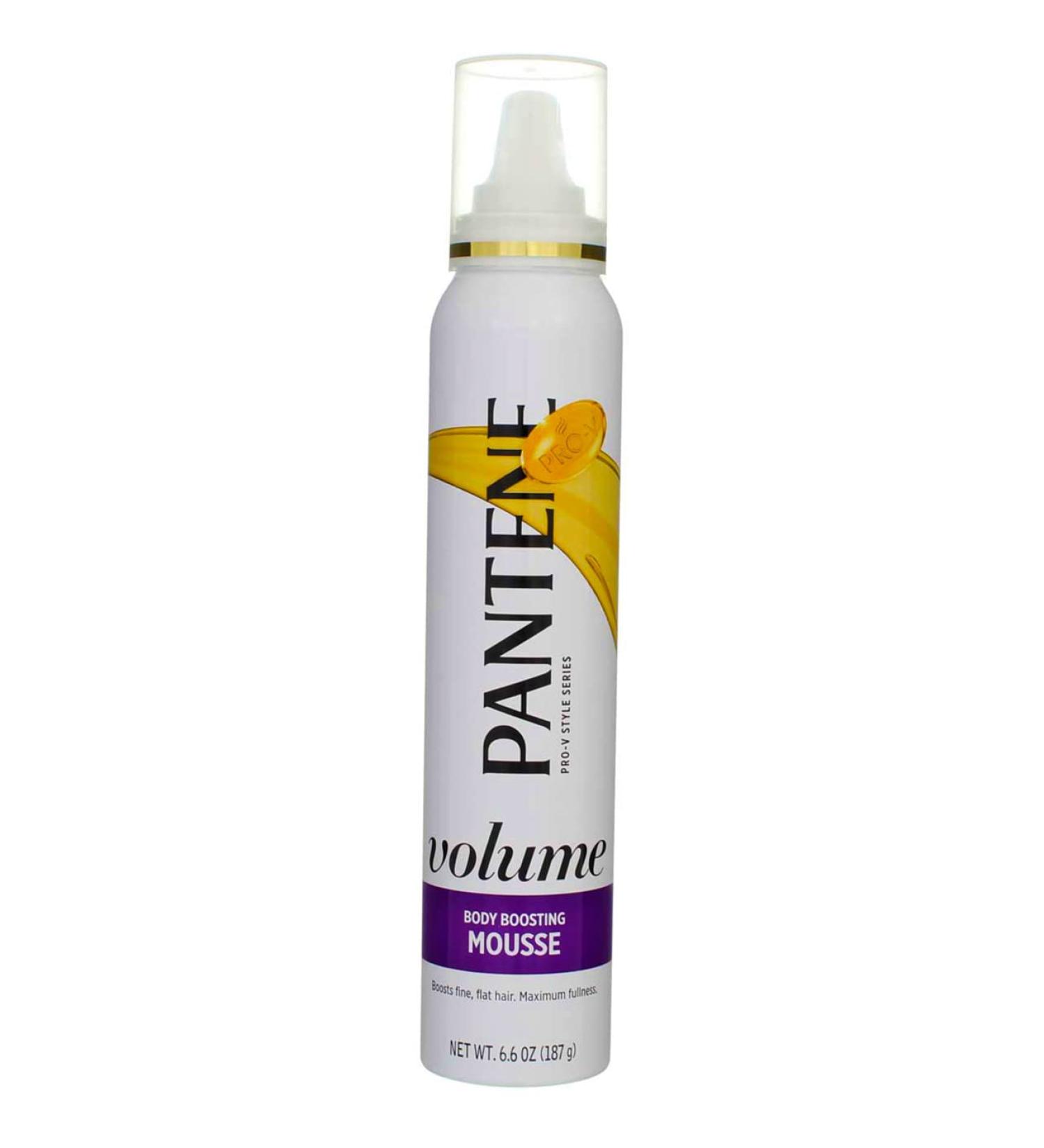 Pantene Volume Body Boosting Mousse 6.6 oz - Volumizing Hair Styling Product - Buy Online on GoSupps.com