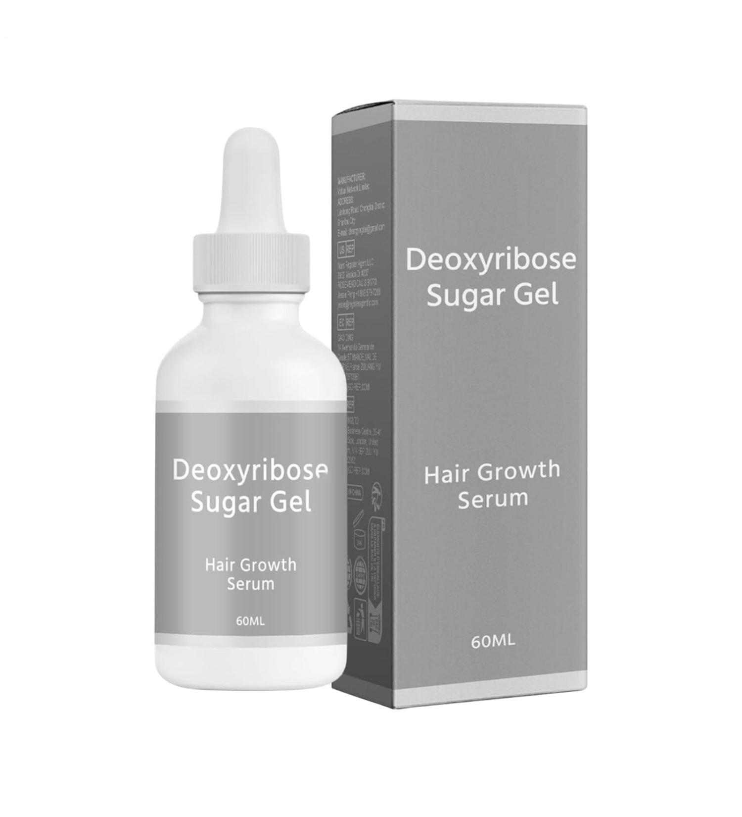 Esncddym Deoxyribose Sugar Gel Hair Ribose Sugar Growth Oil Mild Thickening Oil for Scalp Strengthening - Buy Online on GoSupps.com