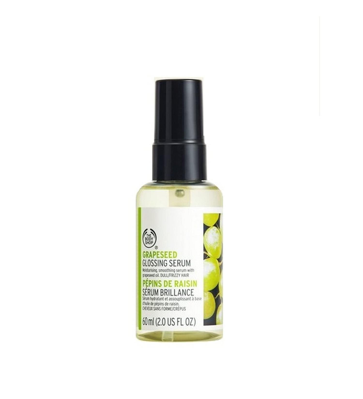 The Body Shop Grapeseed Glossing Serum 2.5oz - Nourishing Hair Serum - Buy Online on GoSupps.com