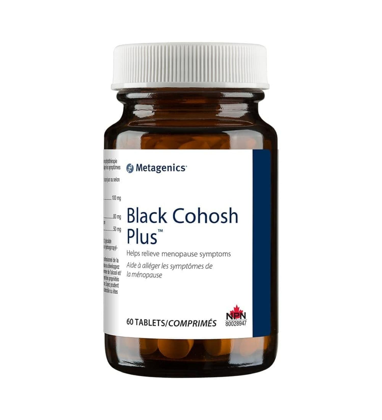 Metagenics - Black Cohosh Plus - Menopause Supplements for Women with Motherwort Lemon Balm and Black Cohosh - 60 Tablets