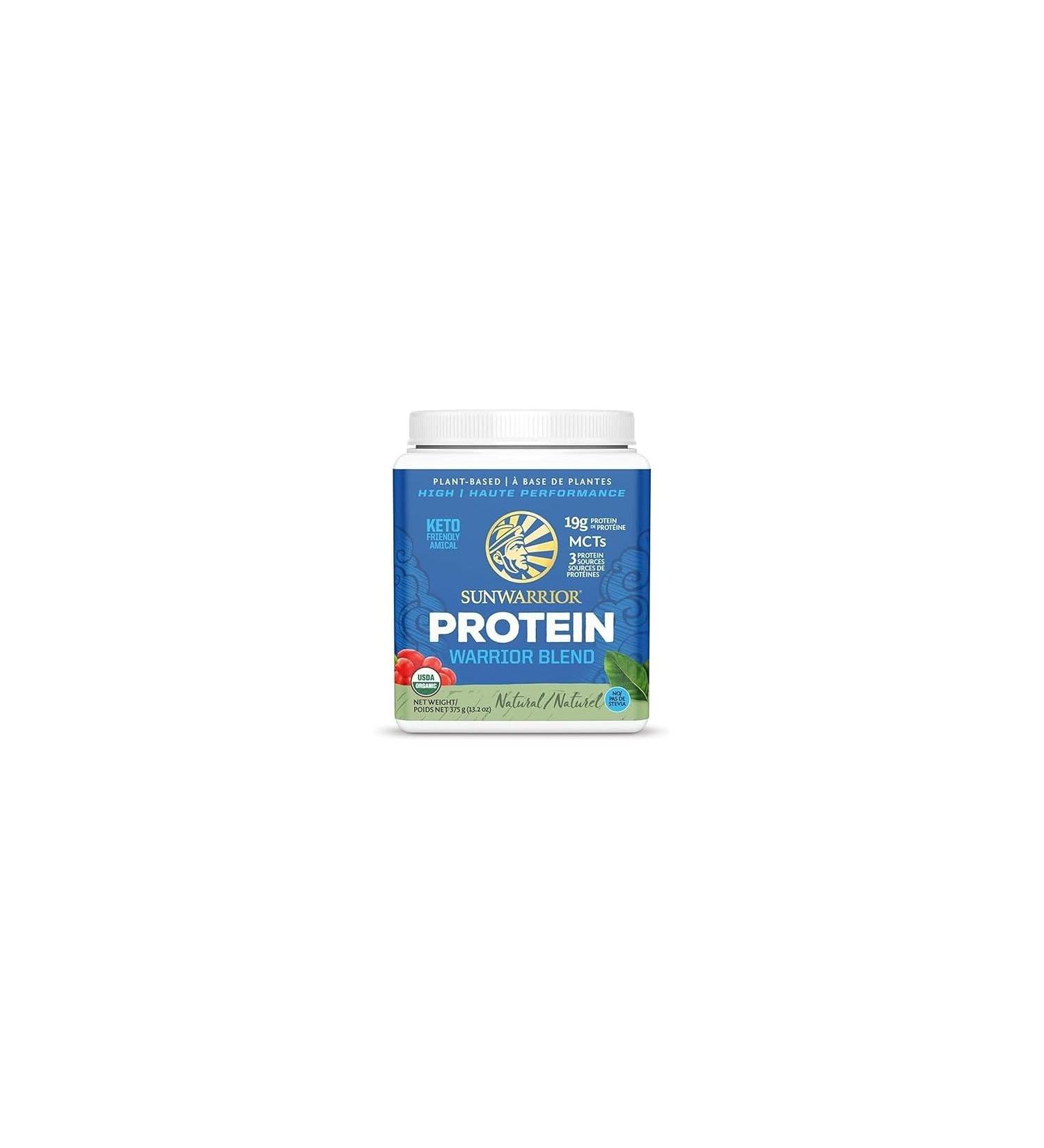 Sunwarrior Warrior Blend Protein Natural 3.0 375 g Natural 375 g - Buy Online on GoSupps.com