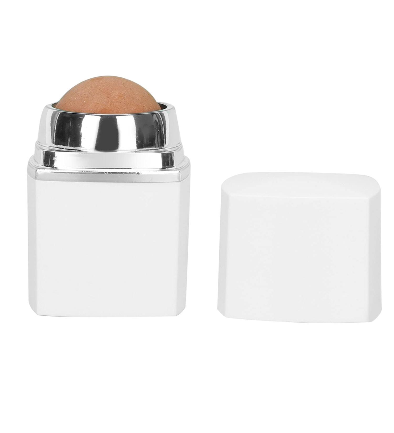 Mini Portable Facial Roller Reusable Facial Skin Care Tools for Exquisite Makeup Volcanic Stone Oil Absorbing Ball for Skincare Easy Cleaning Makeup Beauty Accessories for Female Girls(White) - Buy Online on GoSupps.com