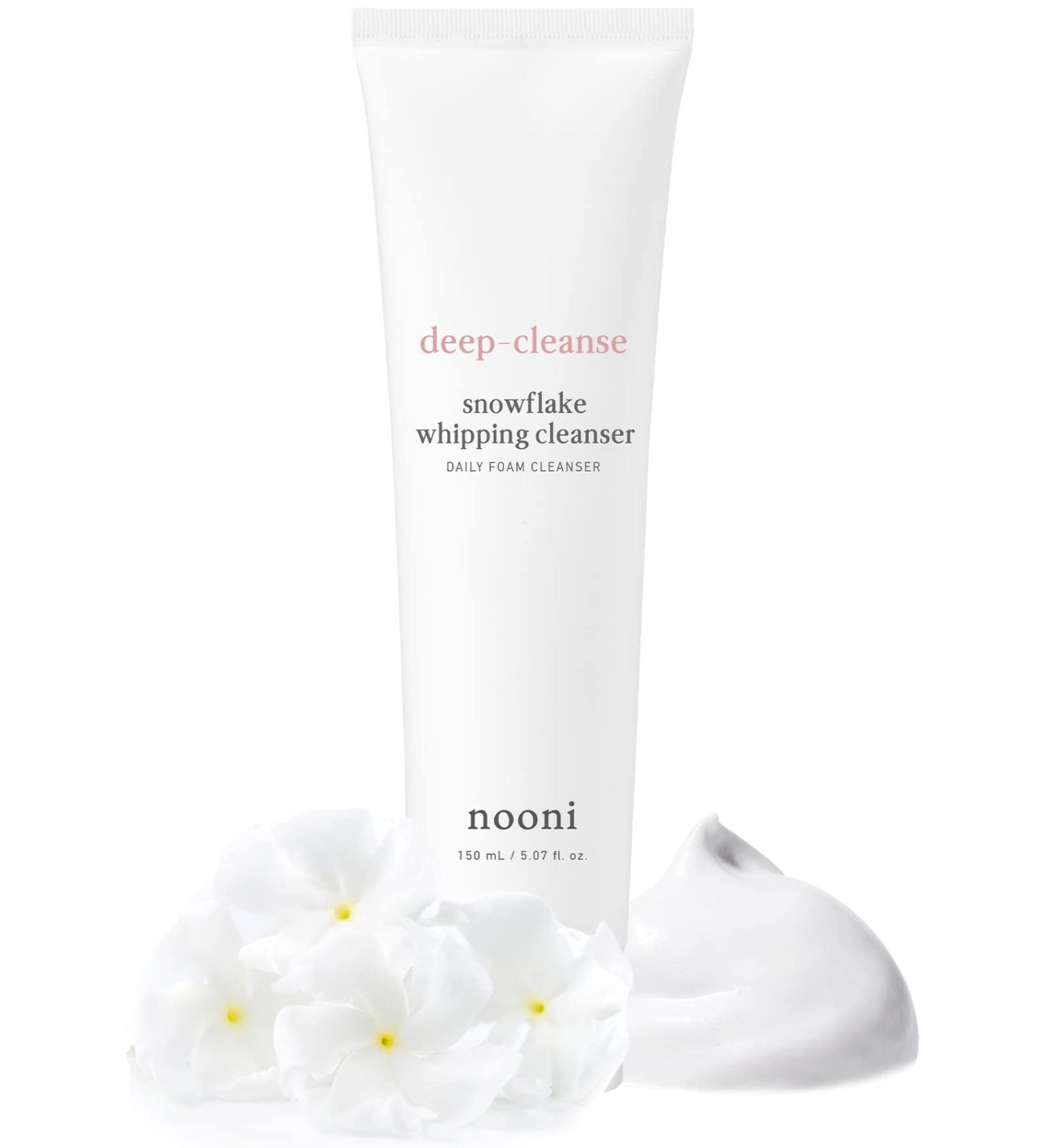 Nooni Snowflake Whipping Cleanser | Daily Face Wash for All Skin Types 5.07 Fl Oz - Buy Online on GoSupps.com