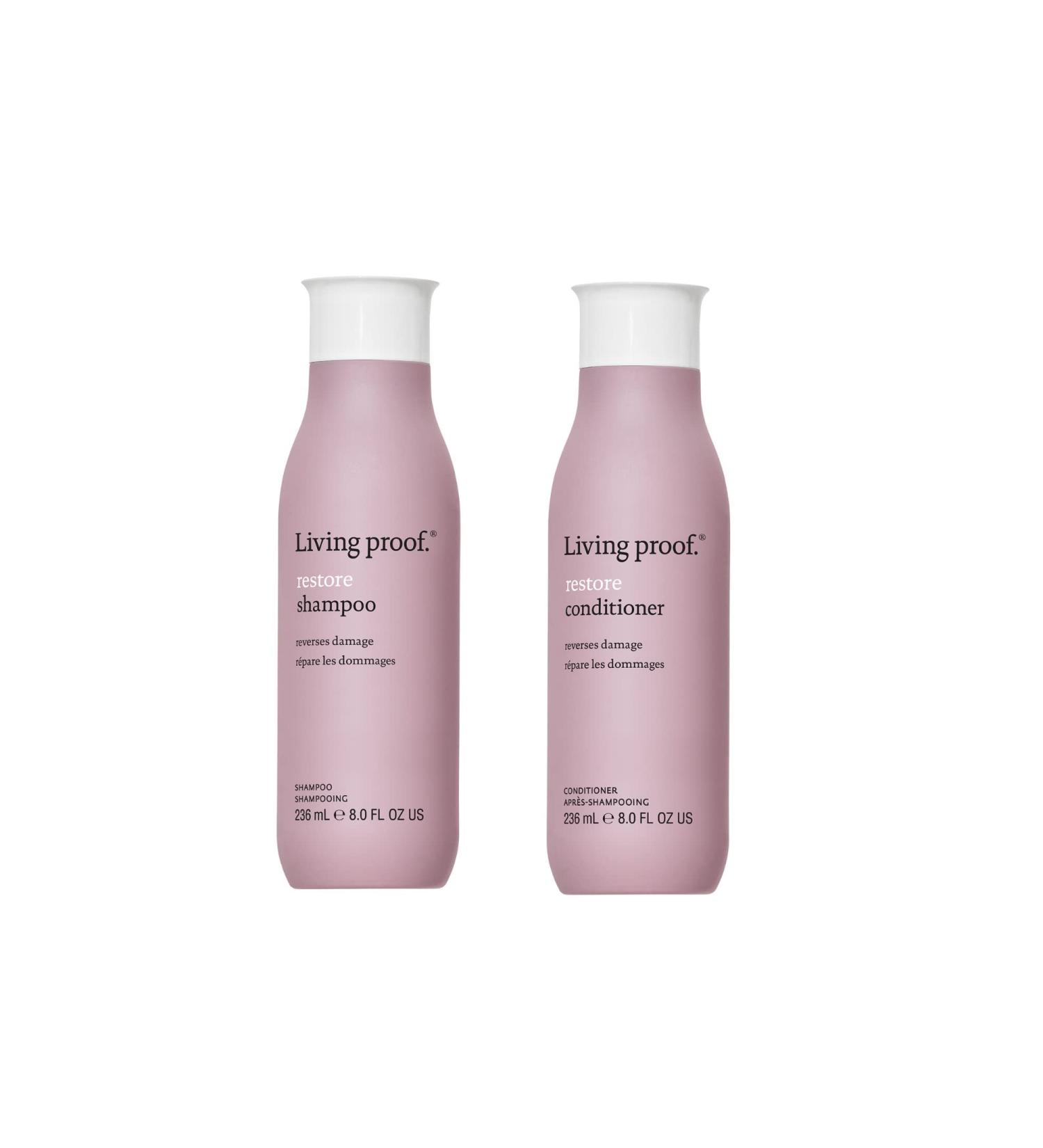 Living Proof Restore Shampoo & Conditioner Bundle - Strengthen & Nourish Hair - Buy Online on GoSupps.com
