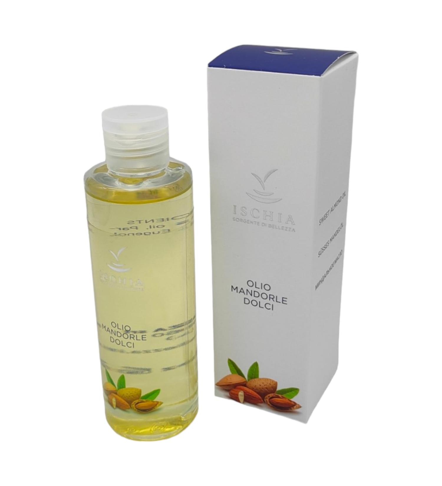 ISB - Sweet Almond Oil 200 ml - Almond Aroma with Thermal Water from Ischia Island
