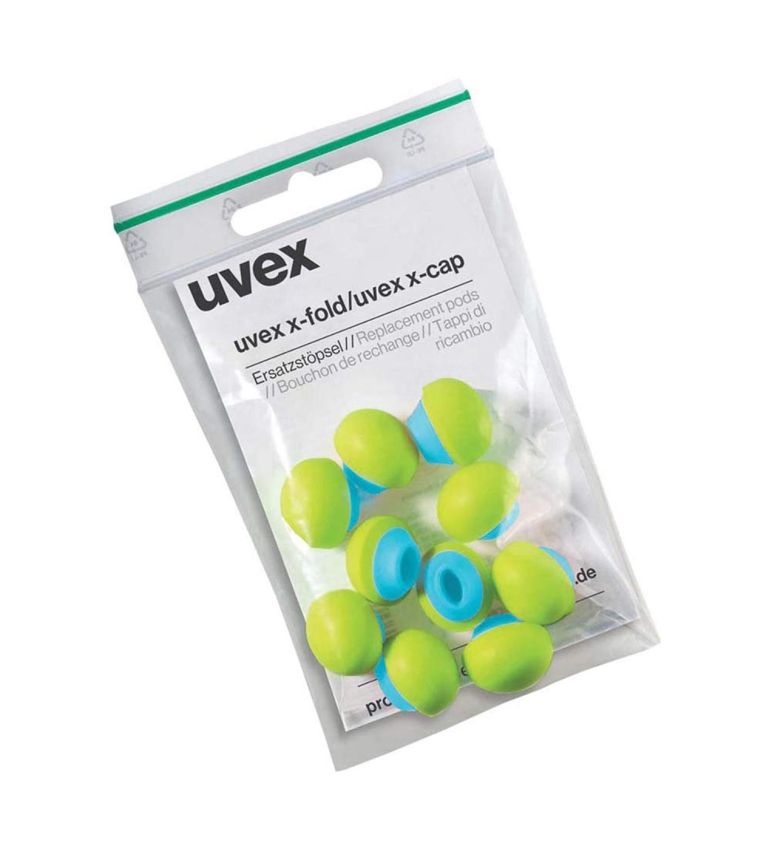 Uvex replacement earplugs 5 pairs 2125.351 Uni