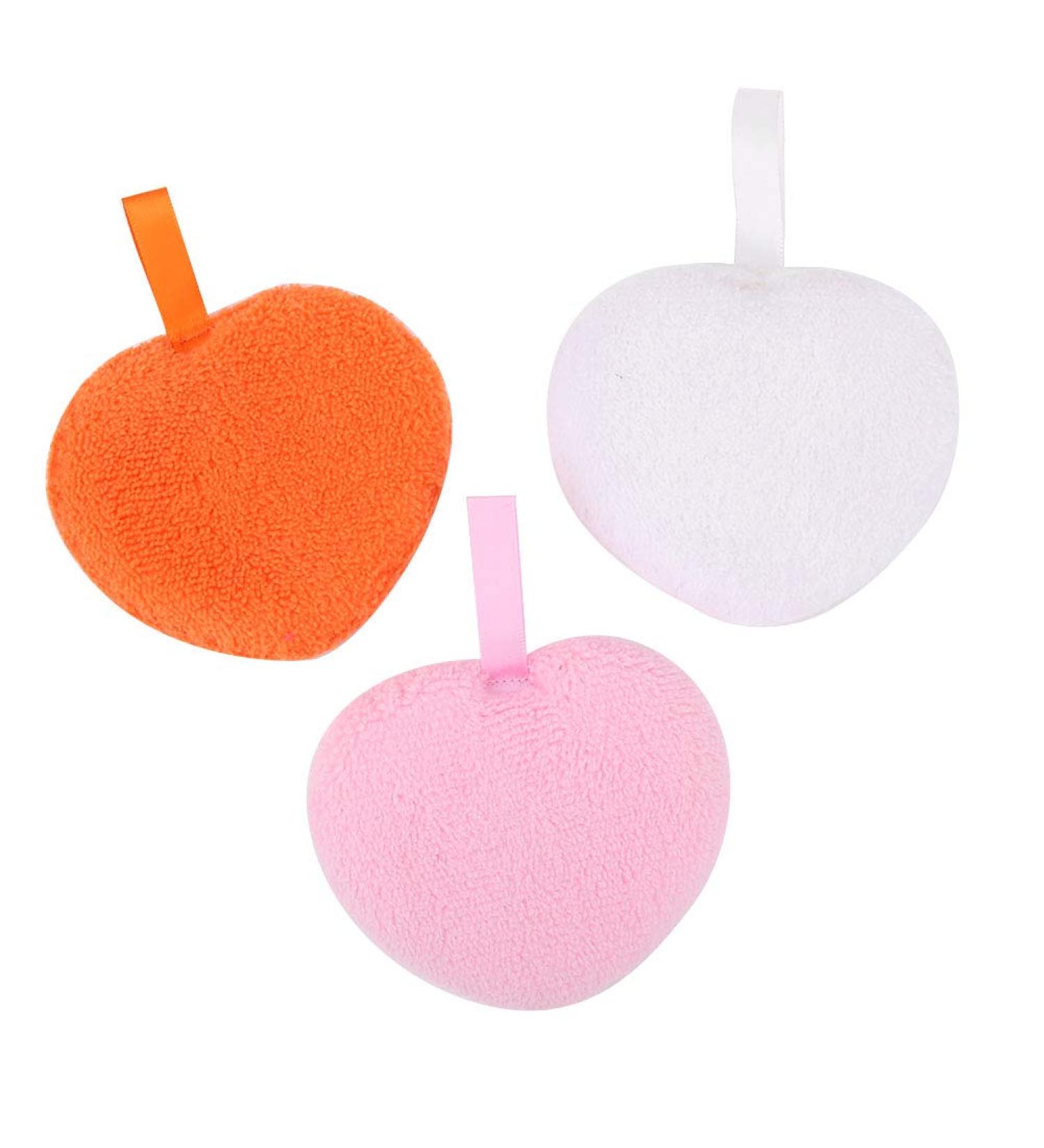 Reusable Round Cookie Shape Makeup Removal Puffs - 3pcs Facial Cotton Pads | Eco-Friendly Beauty Tool - Buy Online on GoSupps.com