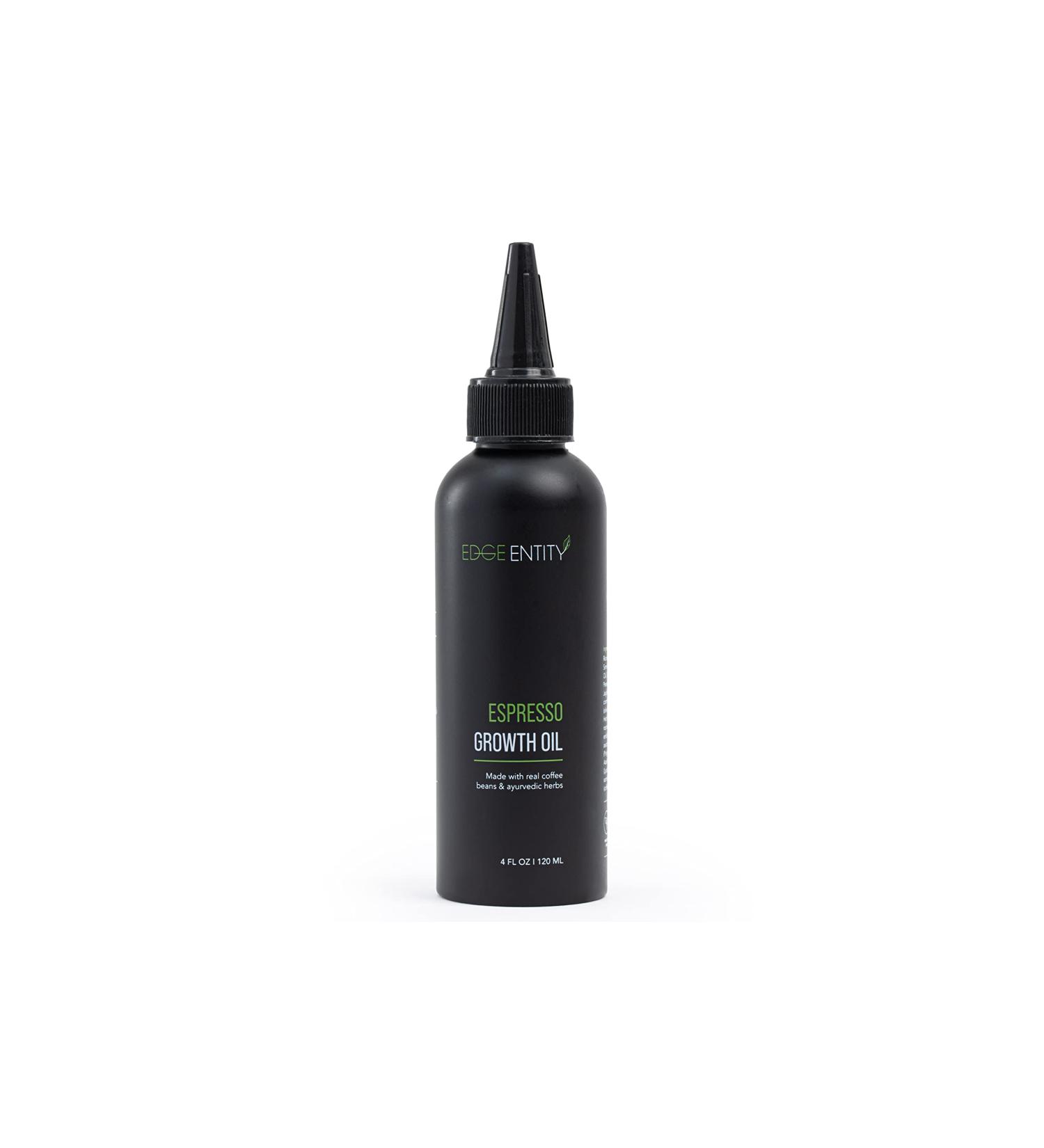 Edge Entity Espresso Hair Growth Oil | Vit C, Avocado Oil, & Coffee Blend for Thinning Hair | Treats Dry Scalp | Ideal for Kinky, Curly, Coily 4A, 4B, 4C Hair Types - Buy Online on GoSupps.com