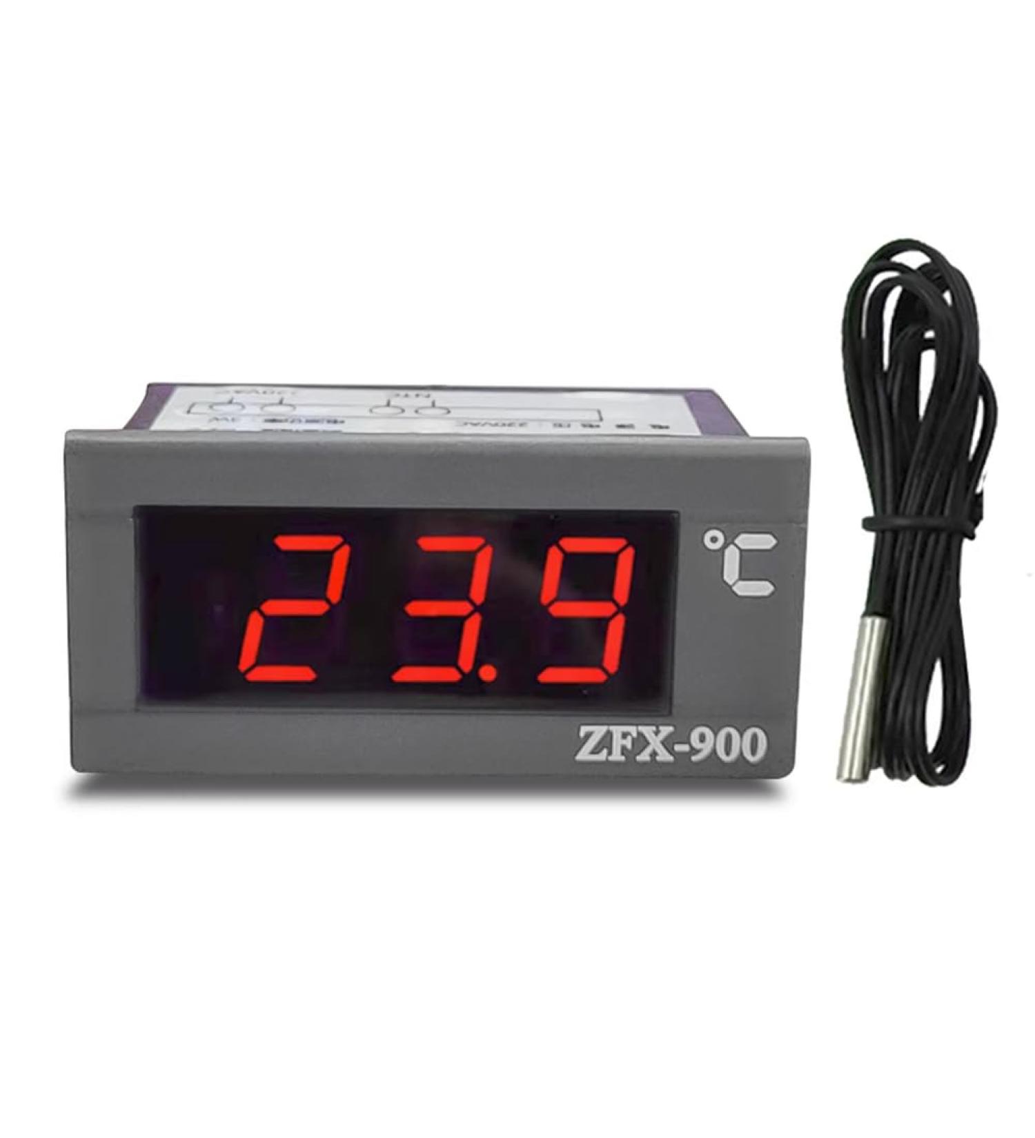 EsportsMJJ Mini Digital Thermometer -50 C to 110 C 220V LED Display with Sensor | Accurate Temperature Measurement for Home & Industry - Buy Online on GoSupps.com