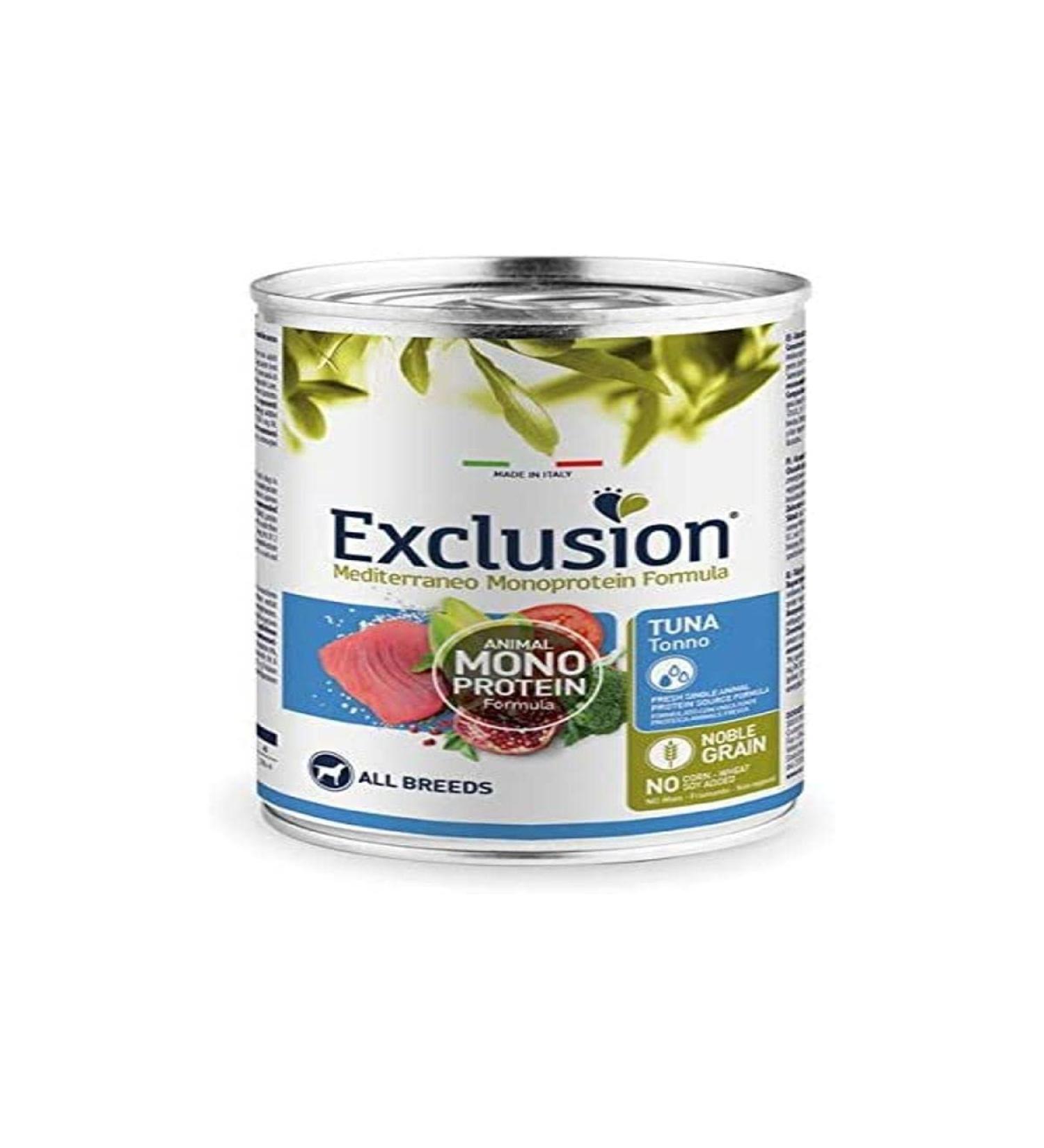 Exclusion Dog Wet Adult Tuna All Breeds 400 GR