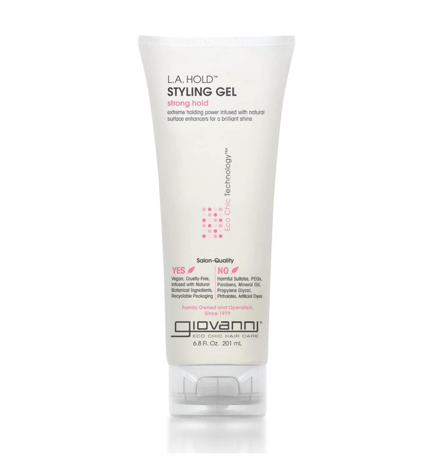 GIOVANNI L.A. Hold Styling Gel - Extreme Hold Hair Gel - Lightweight & Sulfate Free - 6.8 Fl Oz - Buy Online on GoSupps.com