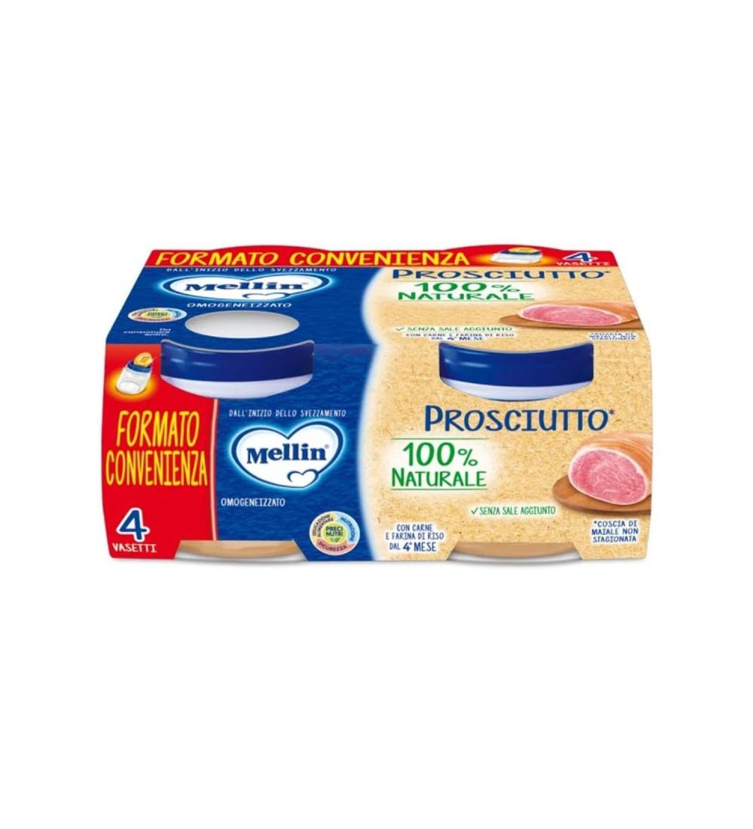  Mellin MELLIN-OMO.PROSCIUTTO 4X80G - Buy Online on GoSupps.com